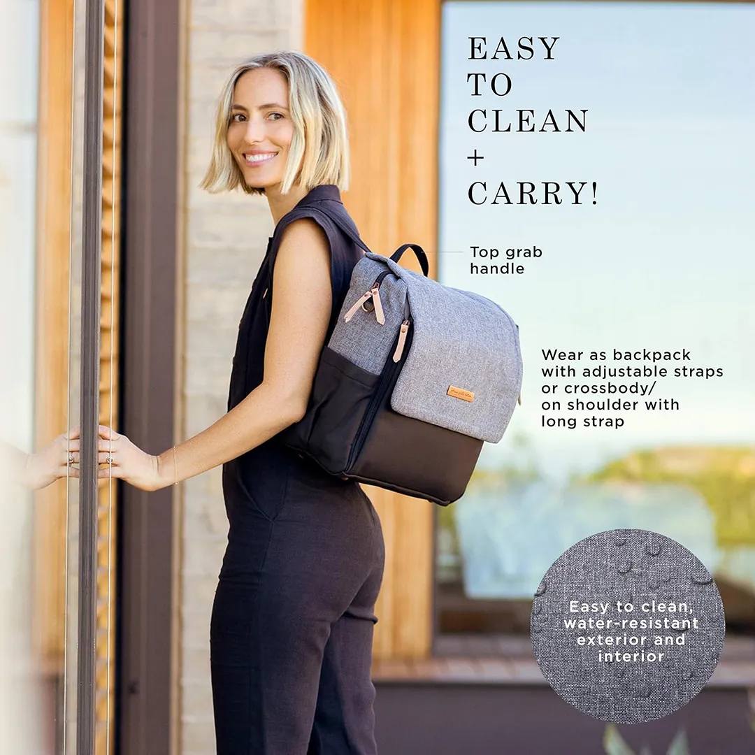 Boxy Backpack Diaper Bag - Black - Image 3