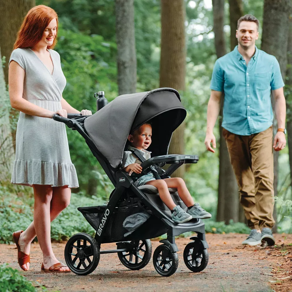 Bravo Le Cleartex Quick-Fold Stroller - Pewter (Floor Model) - Image 4