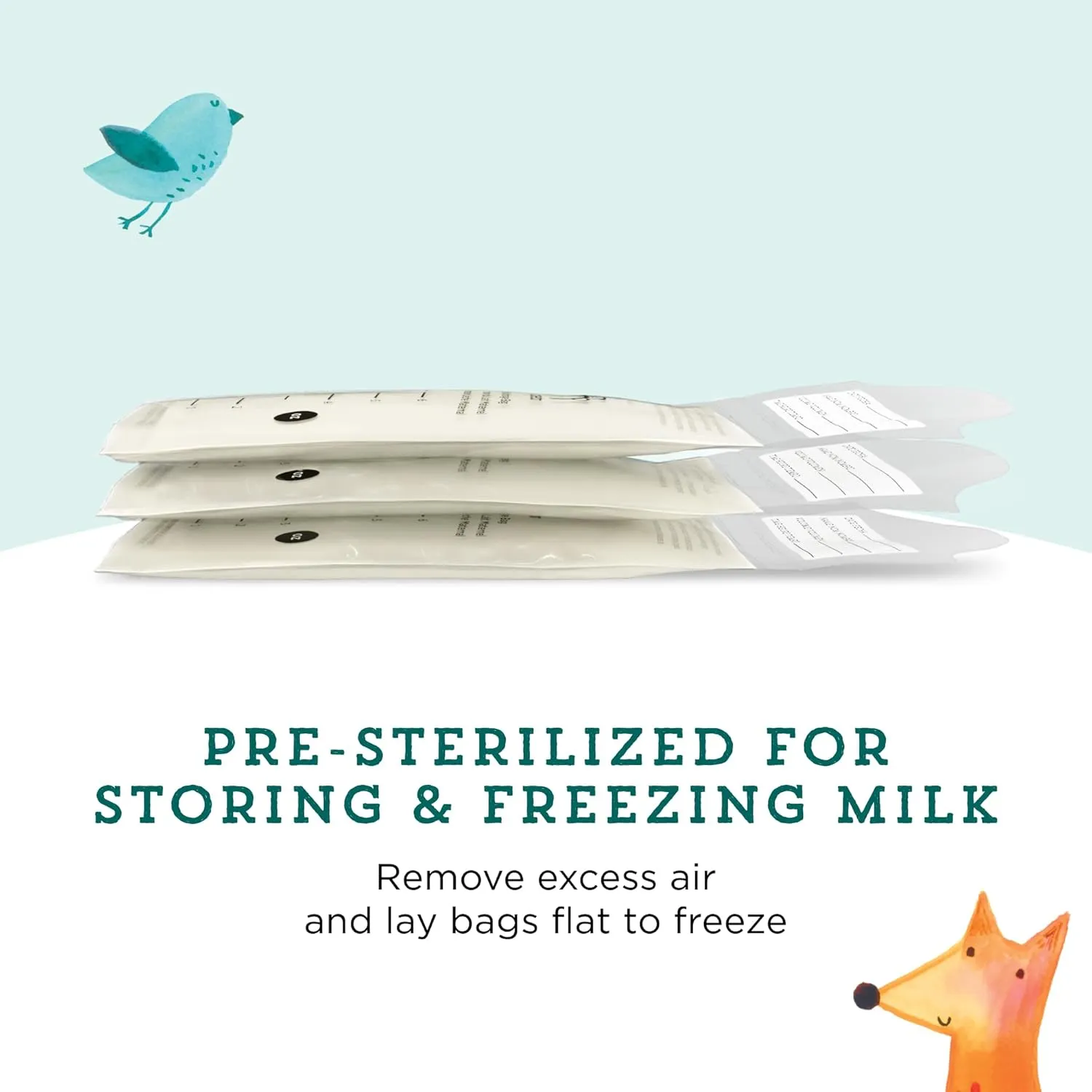 Breastmilk Storage Bags - 100 Count Pack - Image 3