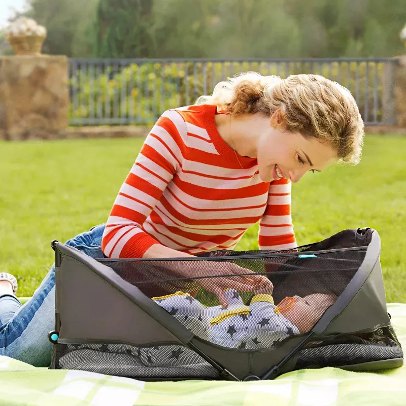 Brica Baby Travel Pod - Gray - Image 2