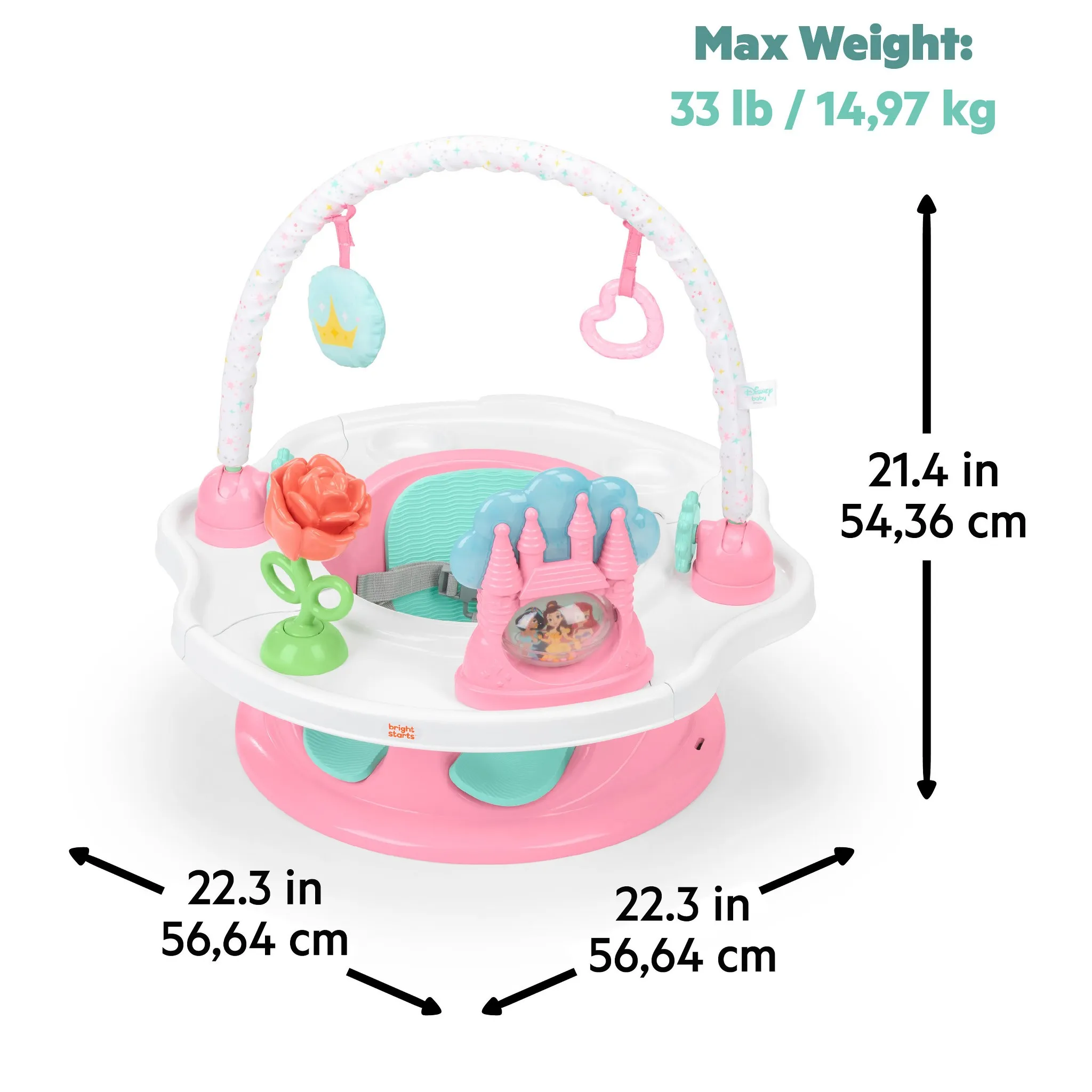 3-in-1 Disney Princess SuperSeat - Pink - Image 6