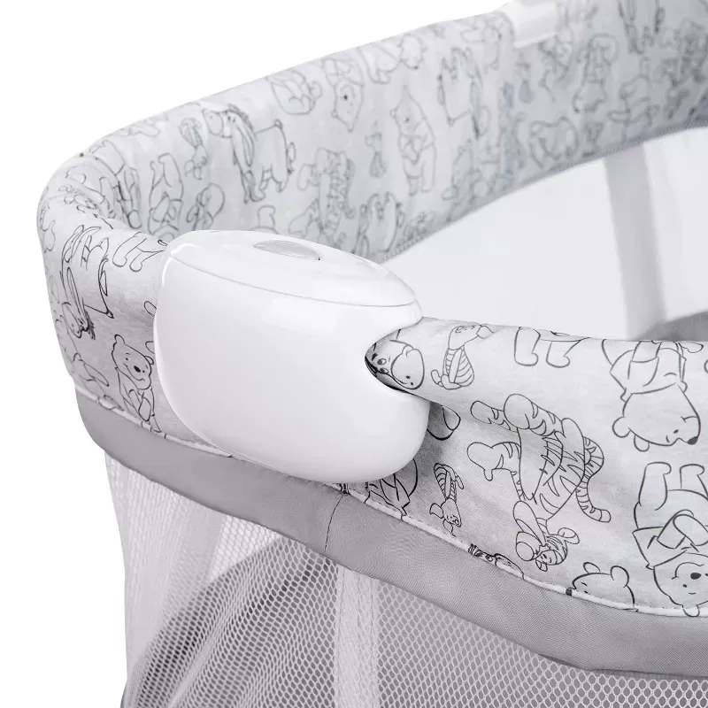 Bright Starts Disney Baby Winnie the Pooh Soothing Baby Bassinet - Slumber Party - Image 3