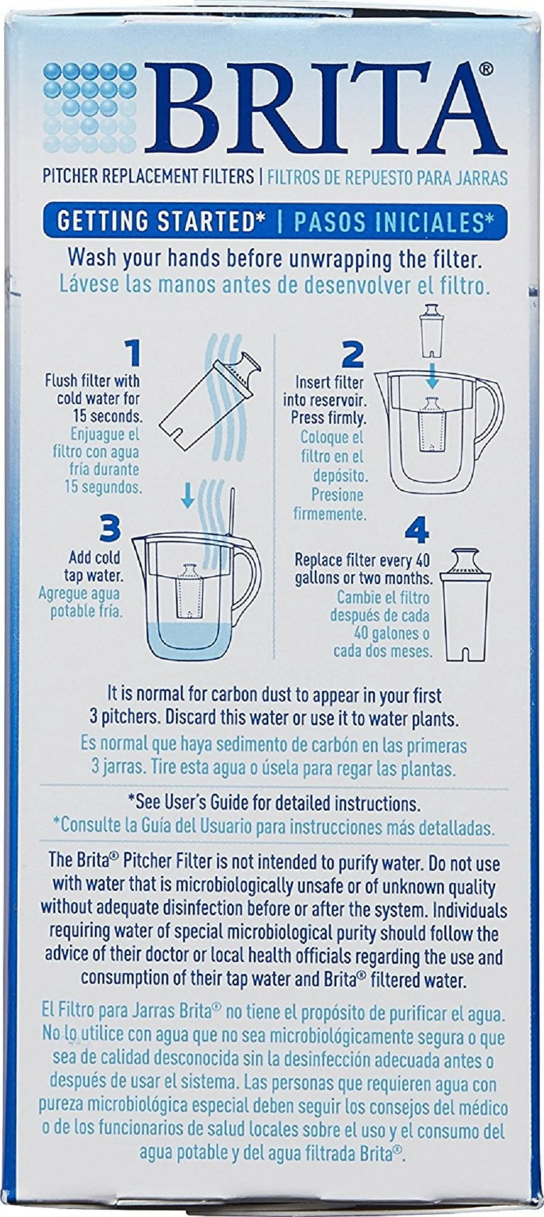 Brita Advanced Water Filter Replacement for Pitchers - 10 Pack - Image 5
