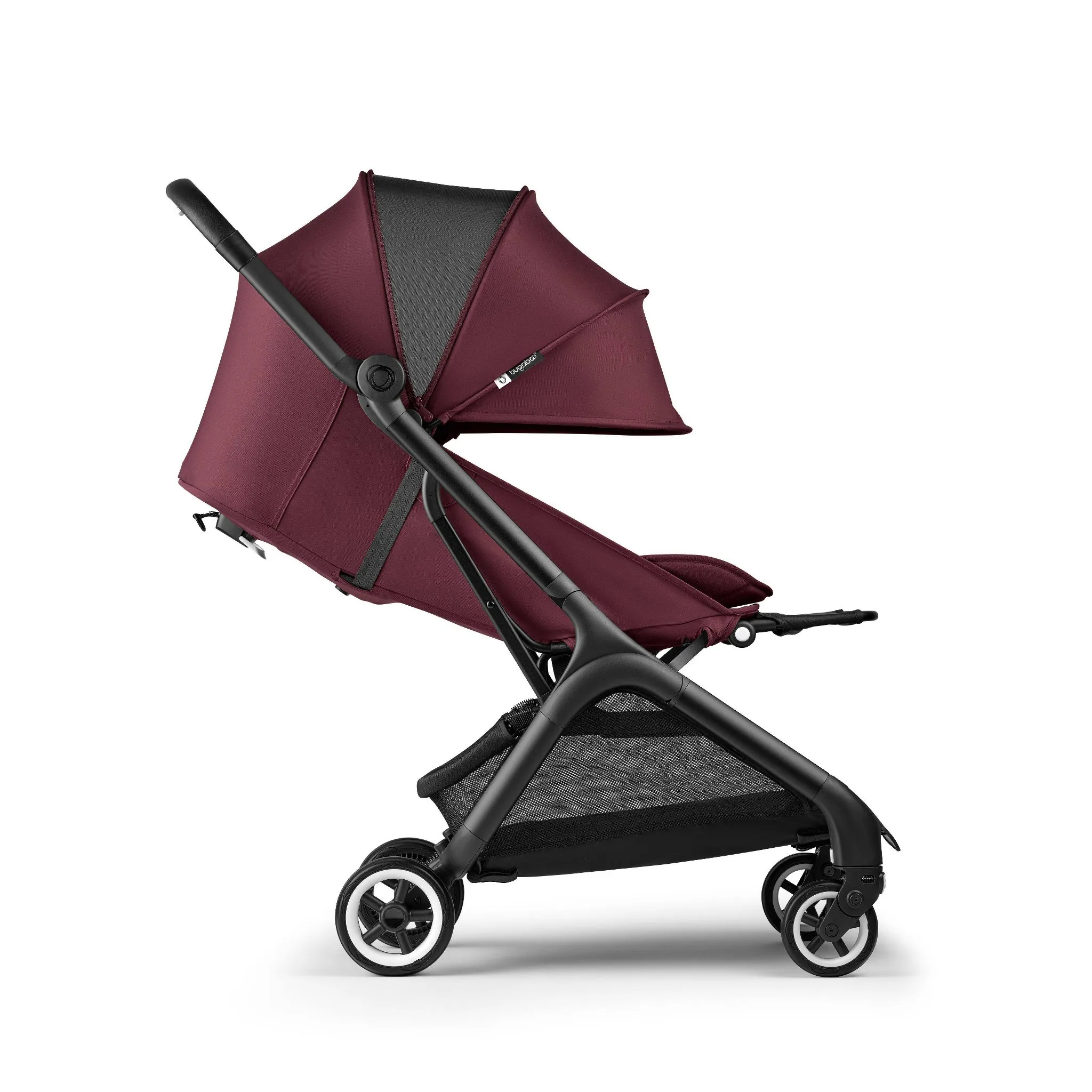 Butterfly 1 Second Fold Ultra-Compact Stroller- Dark Cherry - Image 4