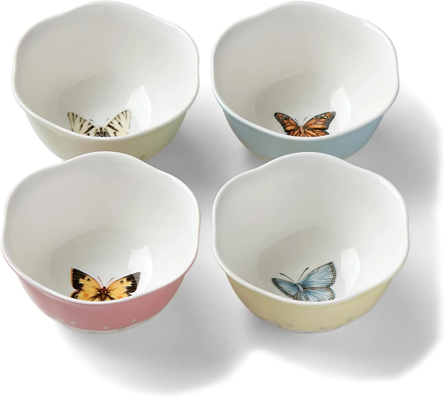 Butterfly Meadow 12-Ounce Dessert Bowls Set of 4
