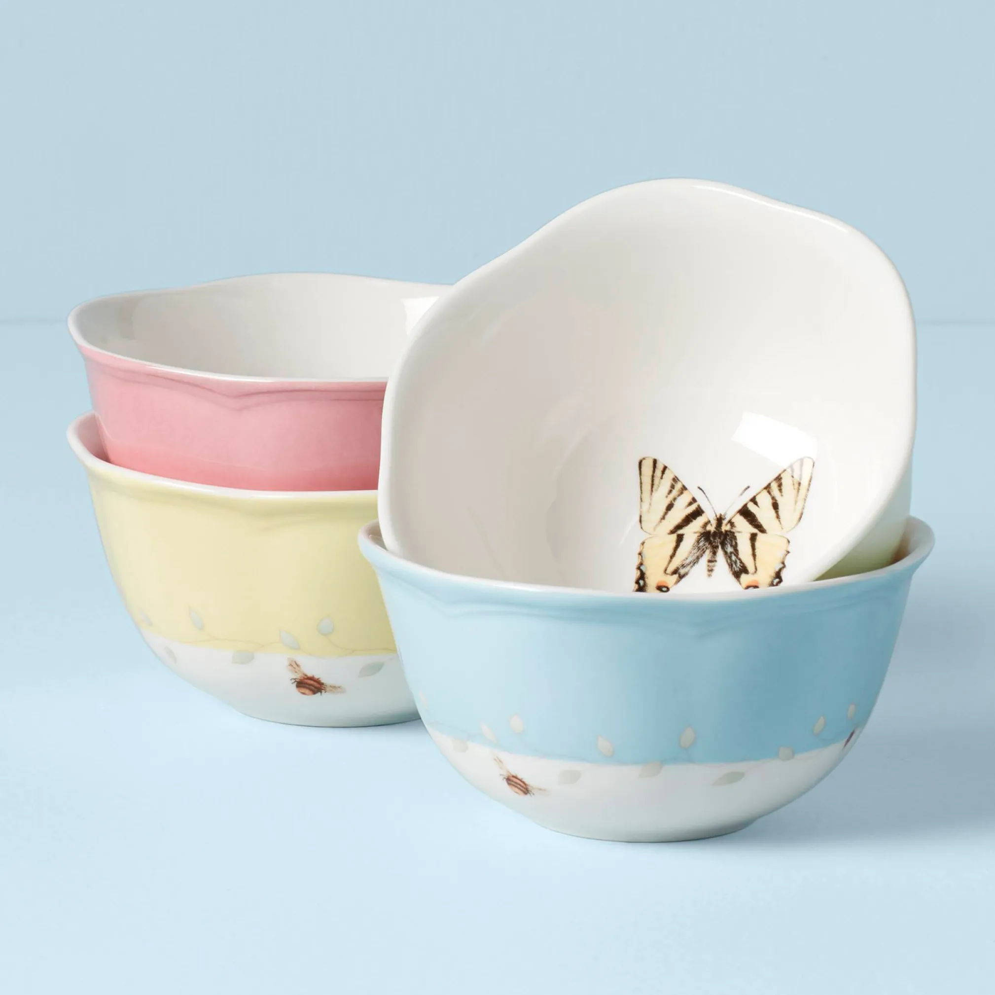 Butterfly Meadow 12-Ounce Dessert Bowls Set of 4 - Image 4