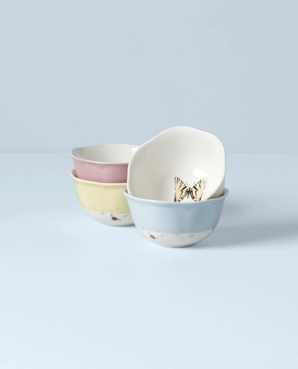 Butterfly Meadow 12-Ounce Dessert Bowls Set of 4 - Image 5