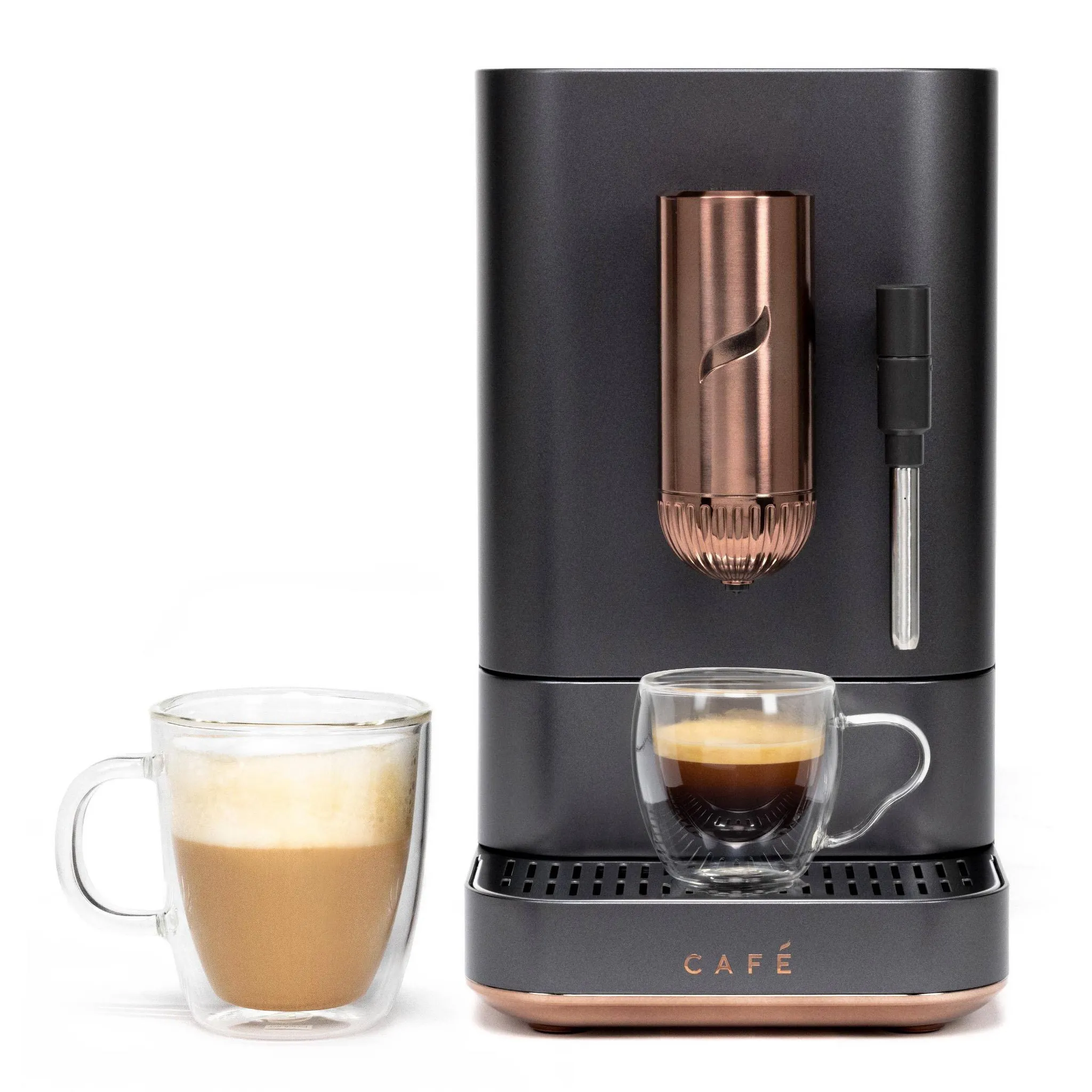 CAFE Affetto Automatic Espresso Machine + Frother Matte Black: Espresso Maker, 2.5L Capacity - Image 3