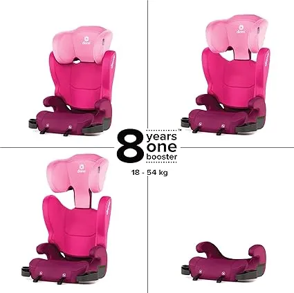 Cambria 2 XL, Dual Latch Connectors, 2-in-1 Belt Positioning Booster Seat - Pink - Image 2