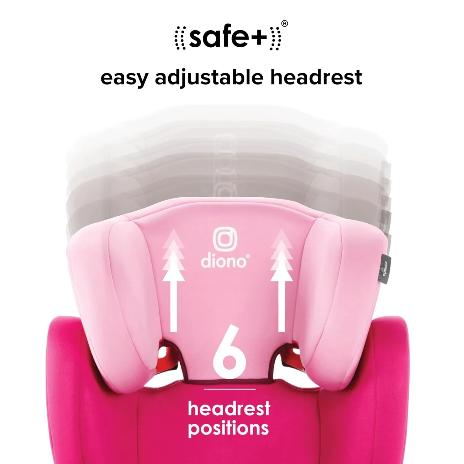 Cambria 2 XL, Dual Latch Connectors, 2-in-1 Belt Positioning Booster Seat - Pink - Image 5