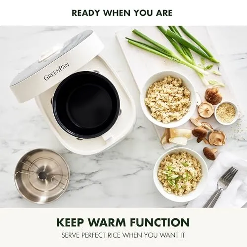 Carb-Reducing Rice Cooker - Cream - Image 4