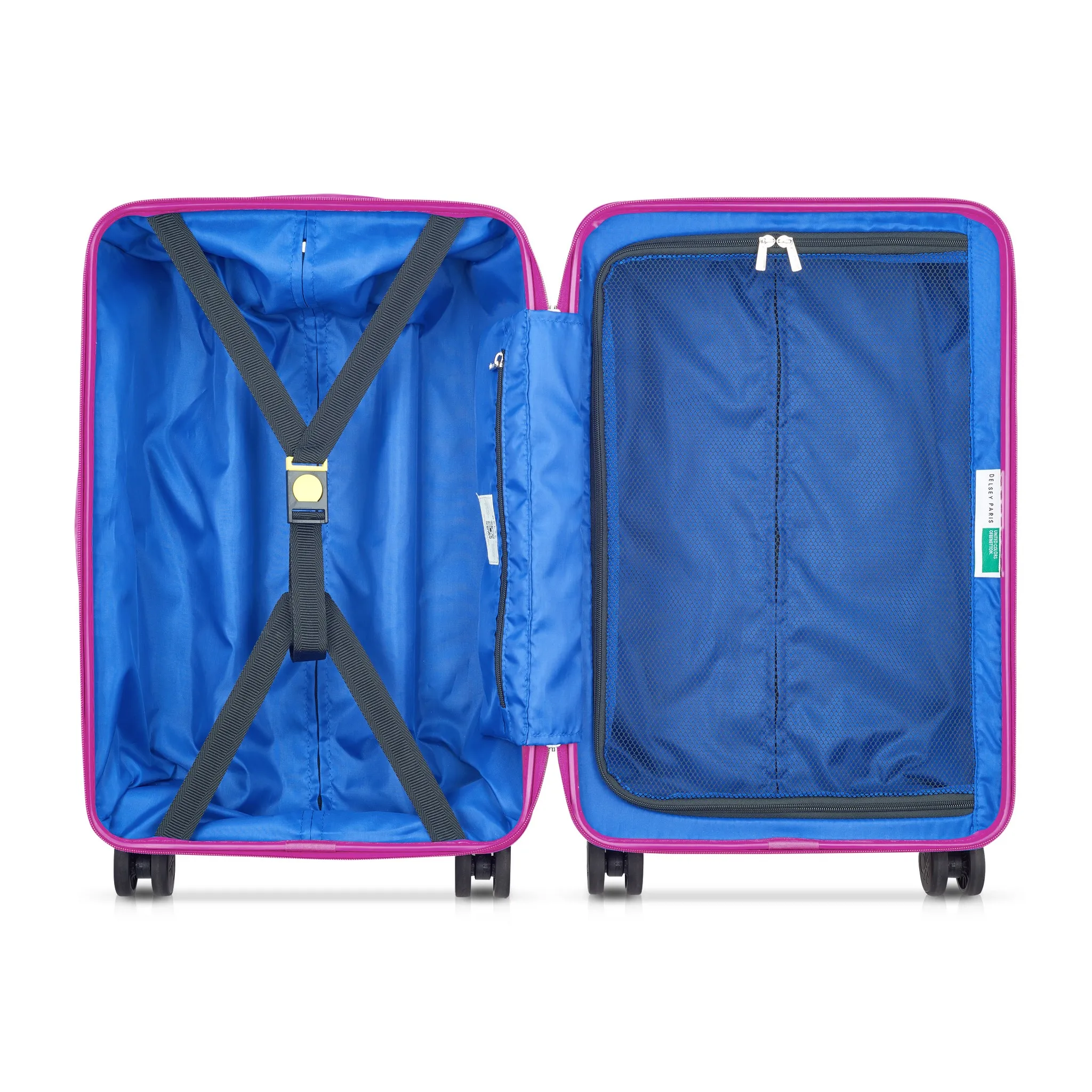 Carry On Hardside Spinner Suitcase - Blue - Image 3