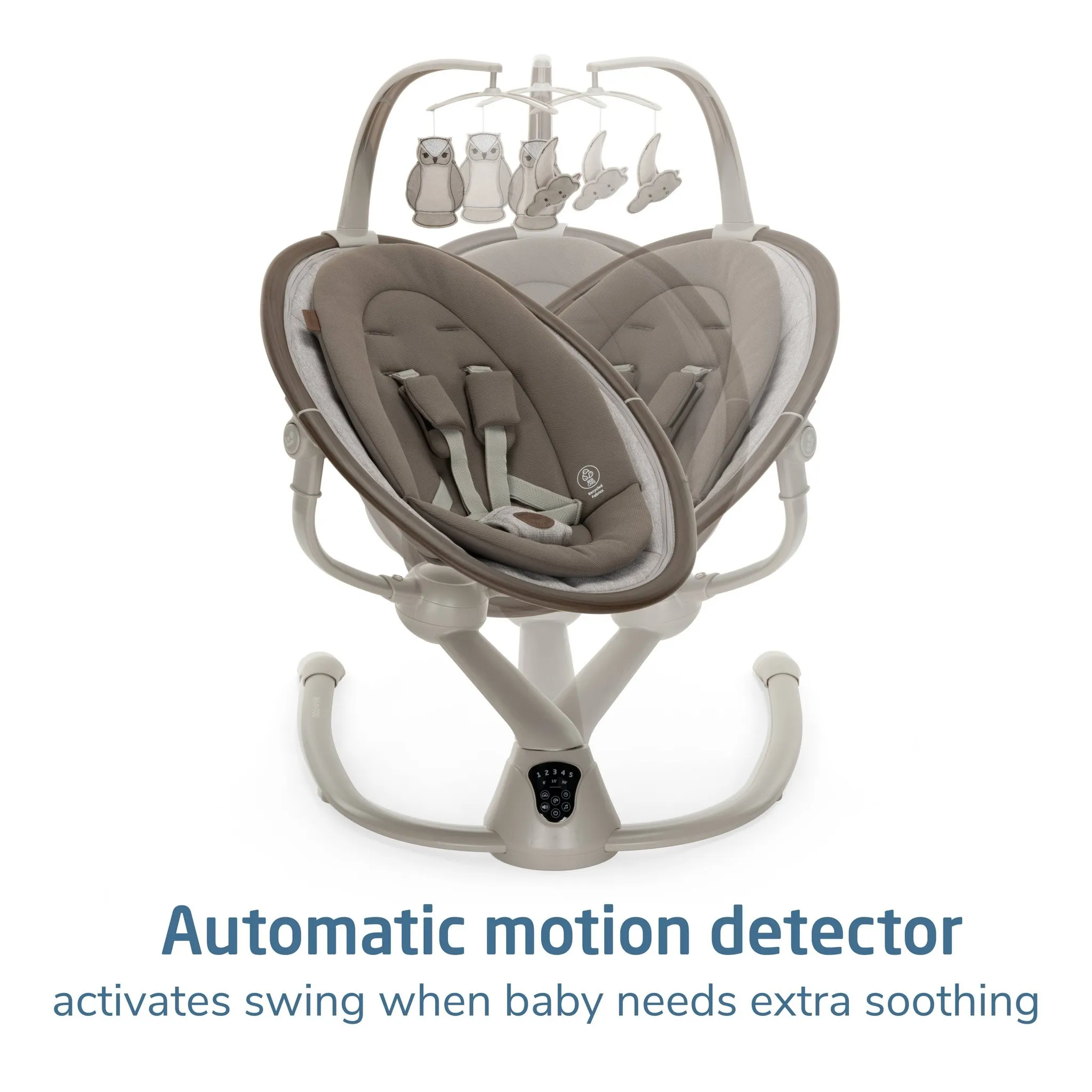 Cassia Smart Baby Swing - Truffle - Image 4