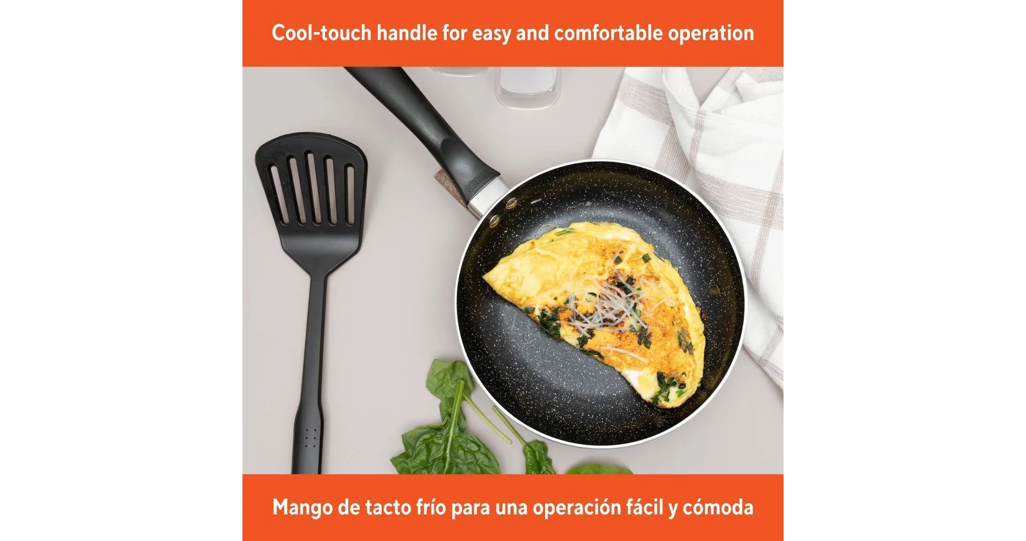 8" Ceramic Bistro Saute Pan - Black - Image 5