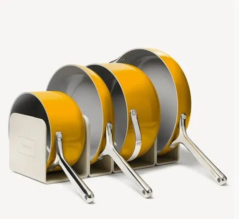 12-Piece Non-Stick Ceramic Cookware Set - Marigold - Image 2