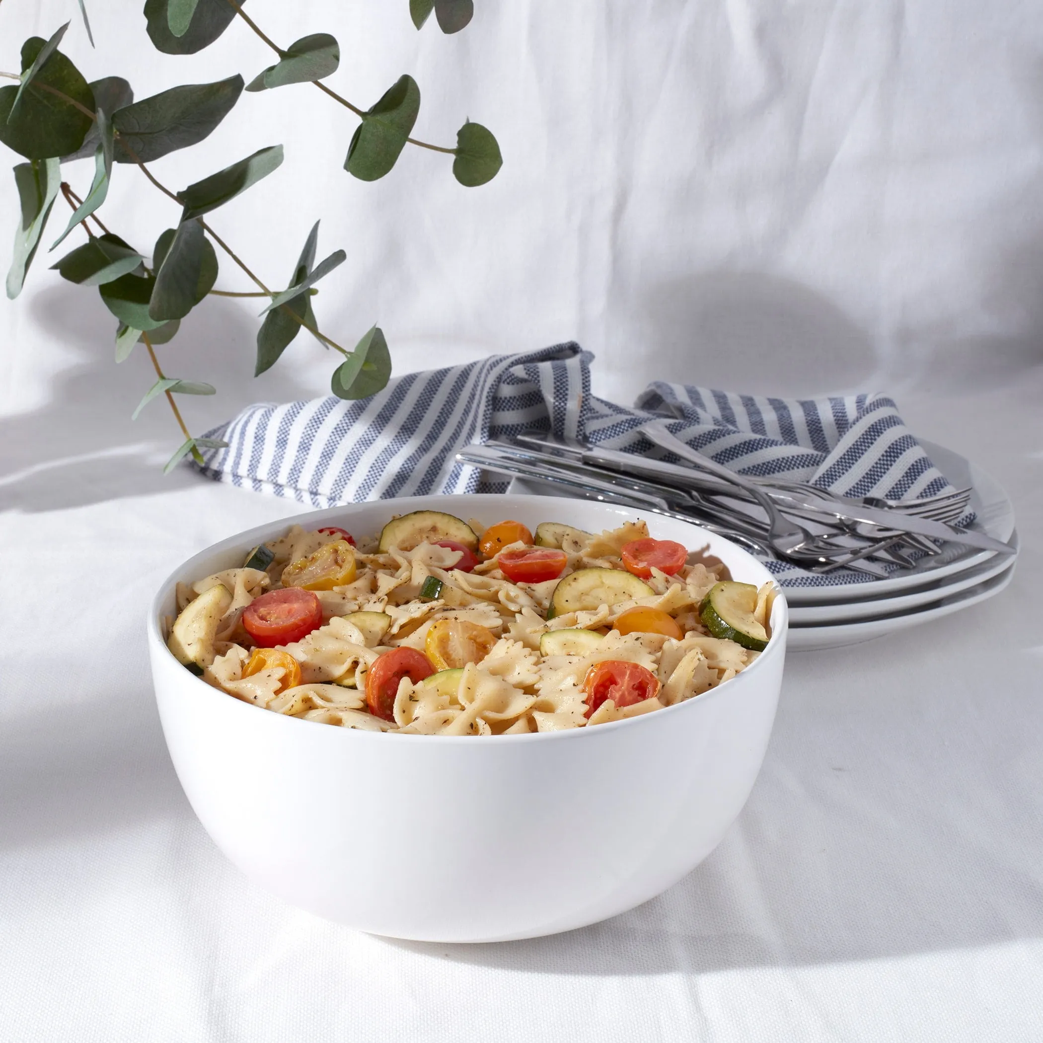 Ceramic Serving Bowl - White