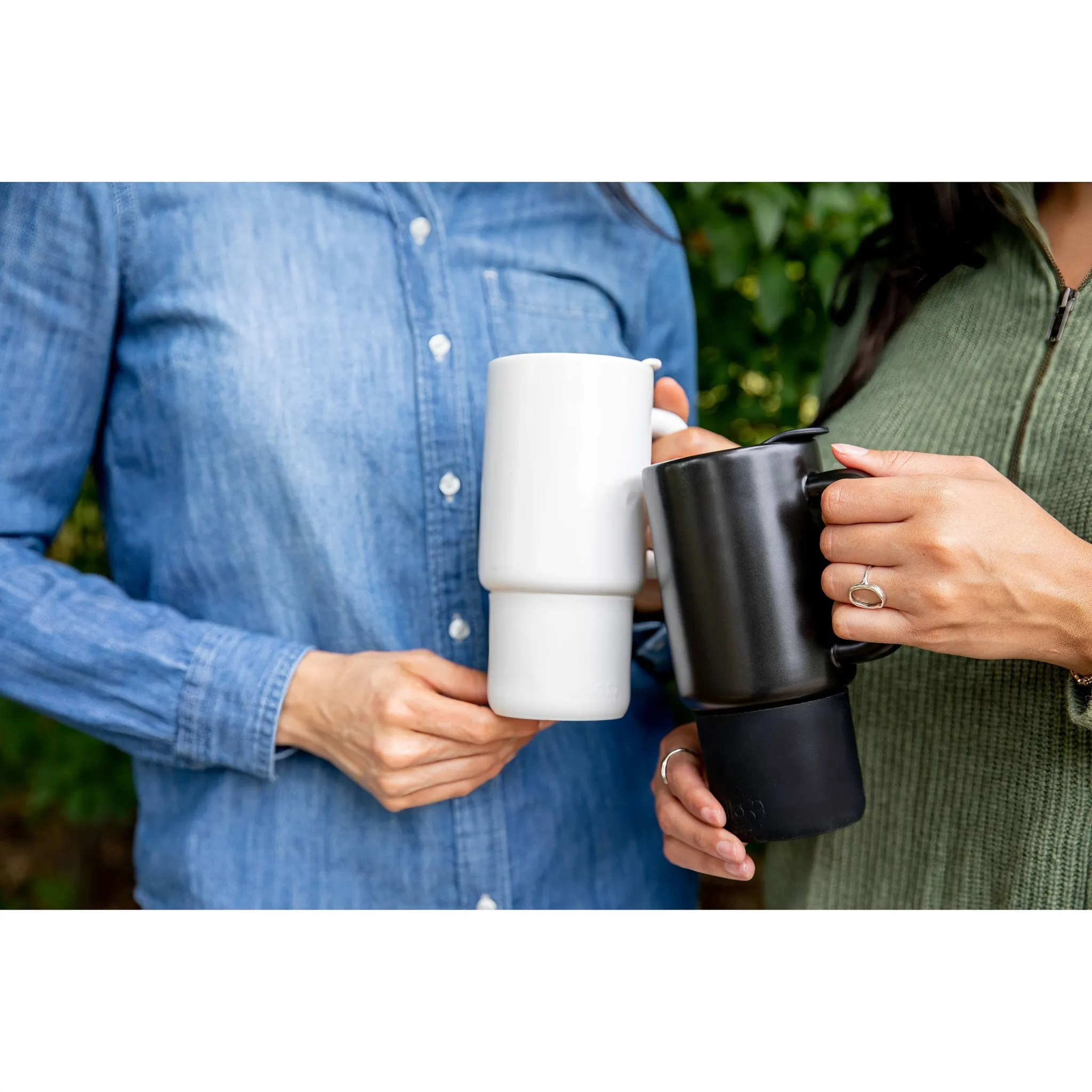 Ceramic Travel Mug - White - Image 5