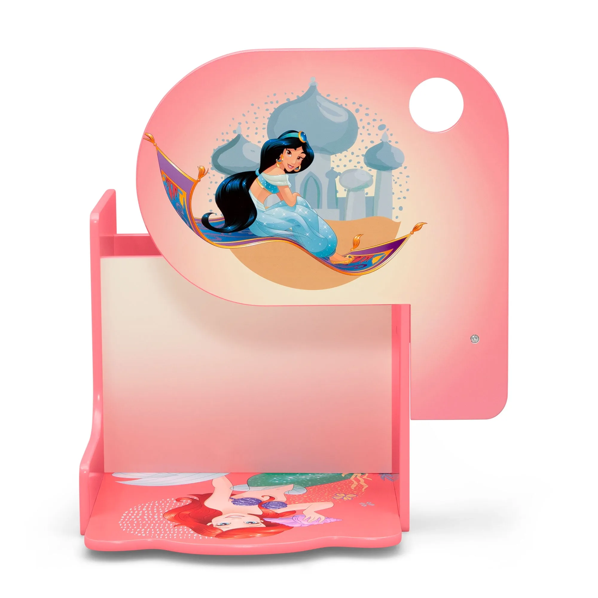 Chair Desk with Storage Bin - Pink - Image 4