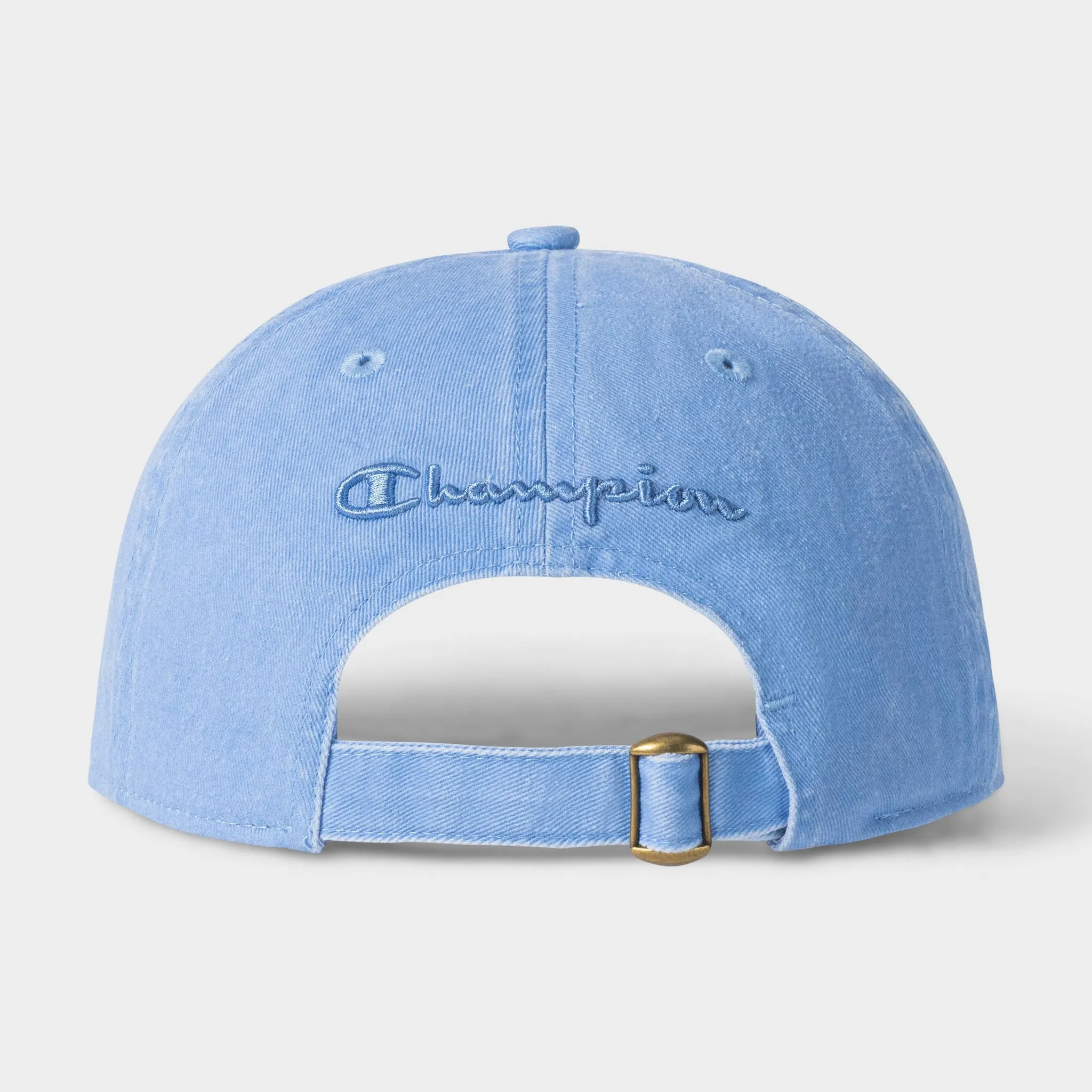Adult Pigment-Washed Twill Baseball Hat - Blue - Image 2