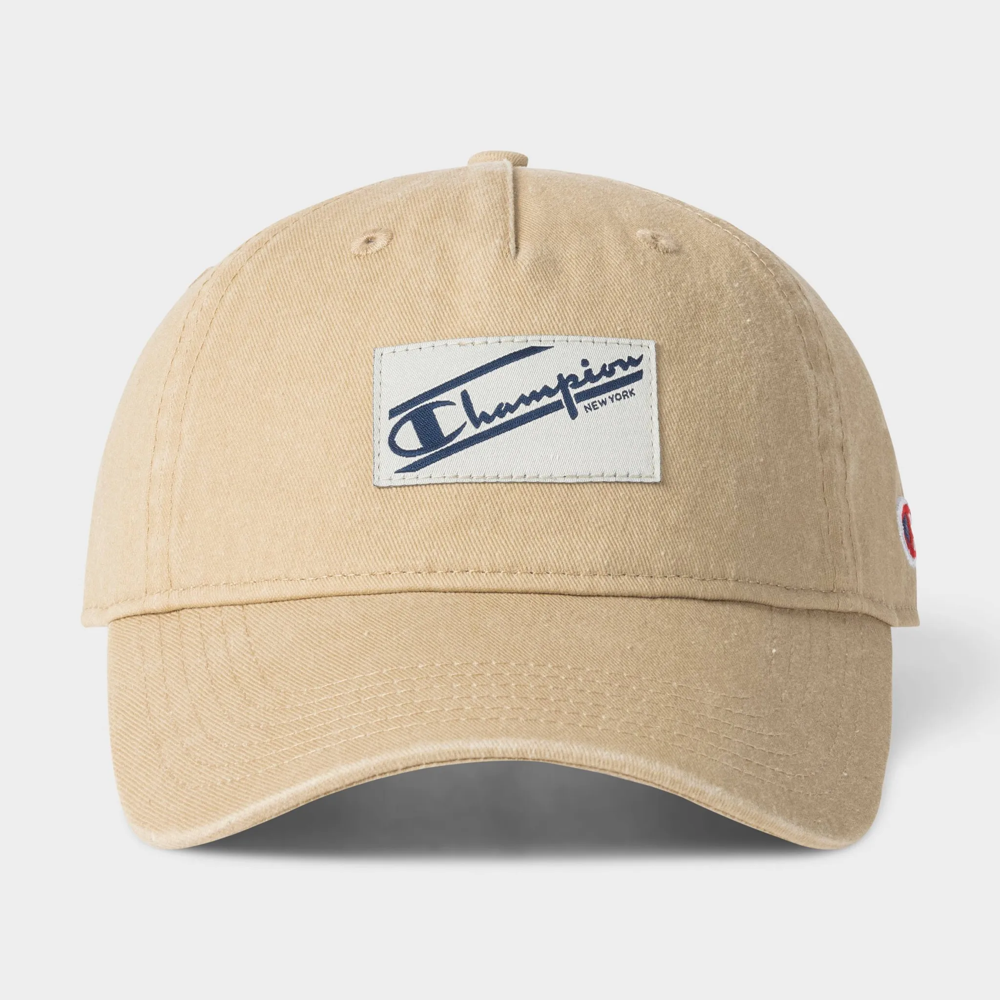 Champion Adult Pigment-Washed Twill Baseball Hat - Irish Cream - Image 5