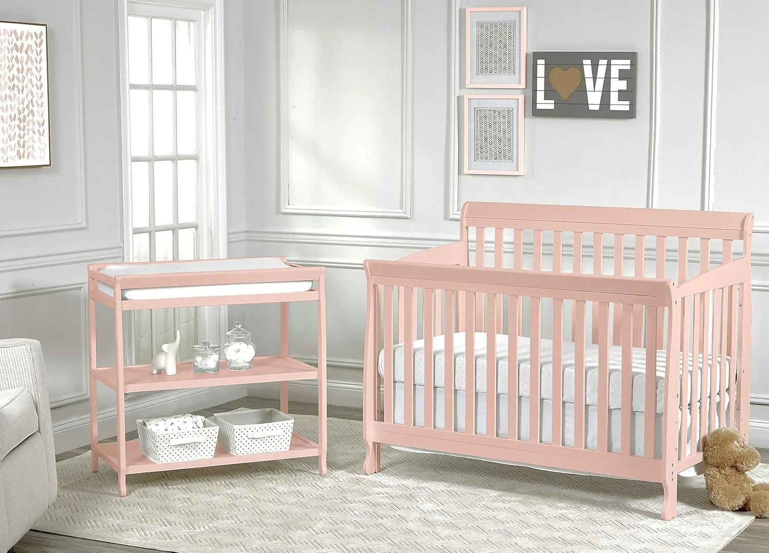 Riley Changing Table, Coral - Image 5