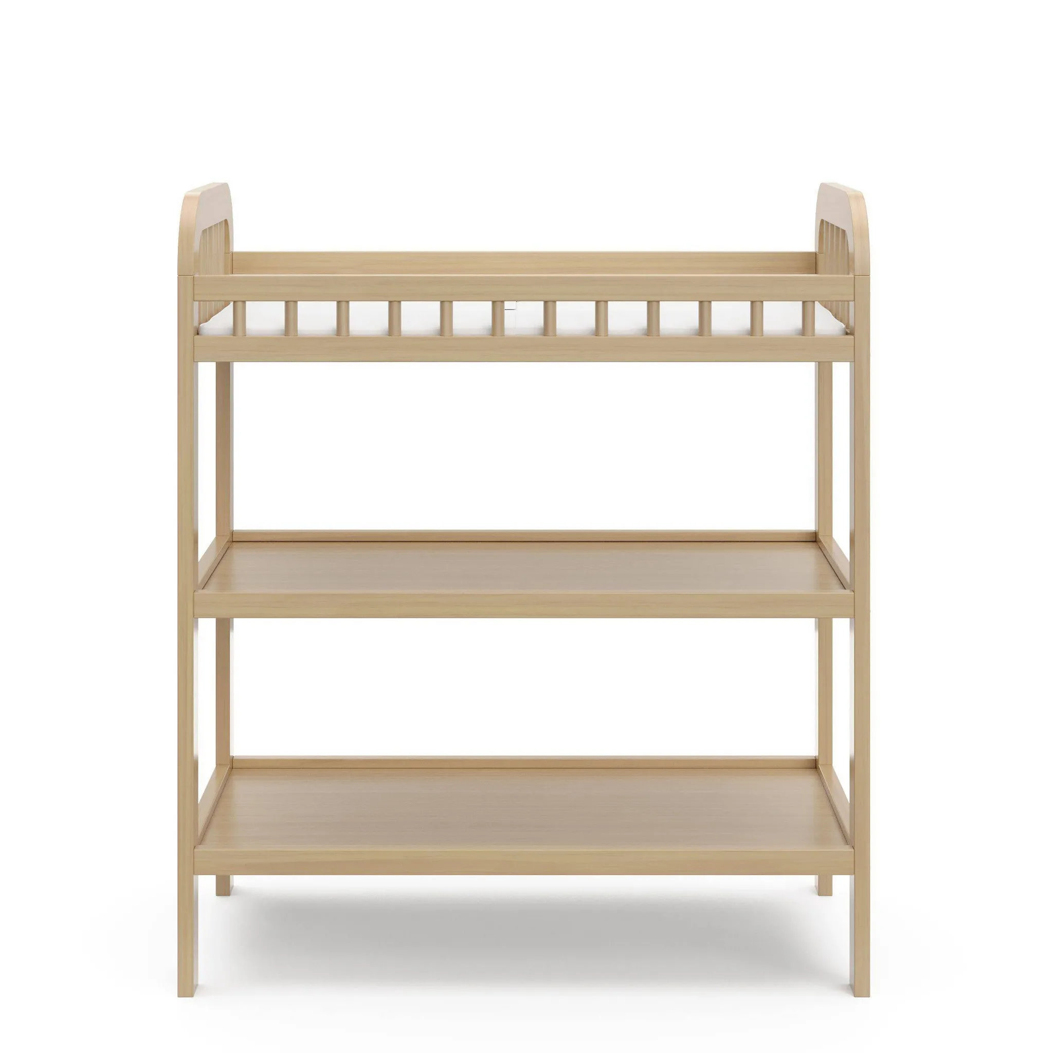 Changing Table with Water-Resistant Changing Pad - Driftwood - Image 4