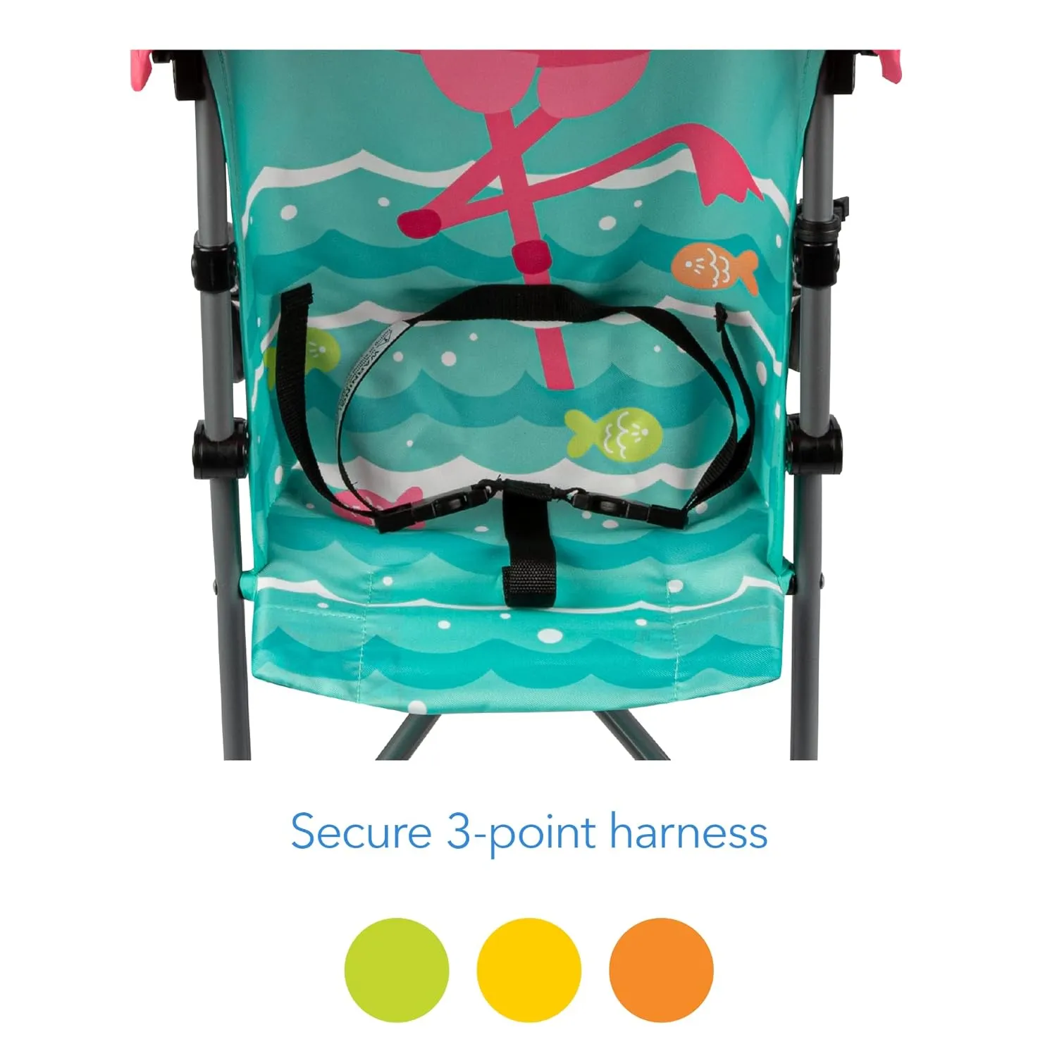 Character Umbrella Stroller -  Pink Flamingo - Image 3