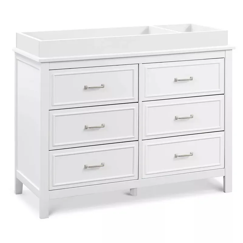 Charlie 6-Drawer Double Dresser - White - Image 5
