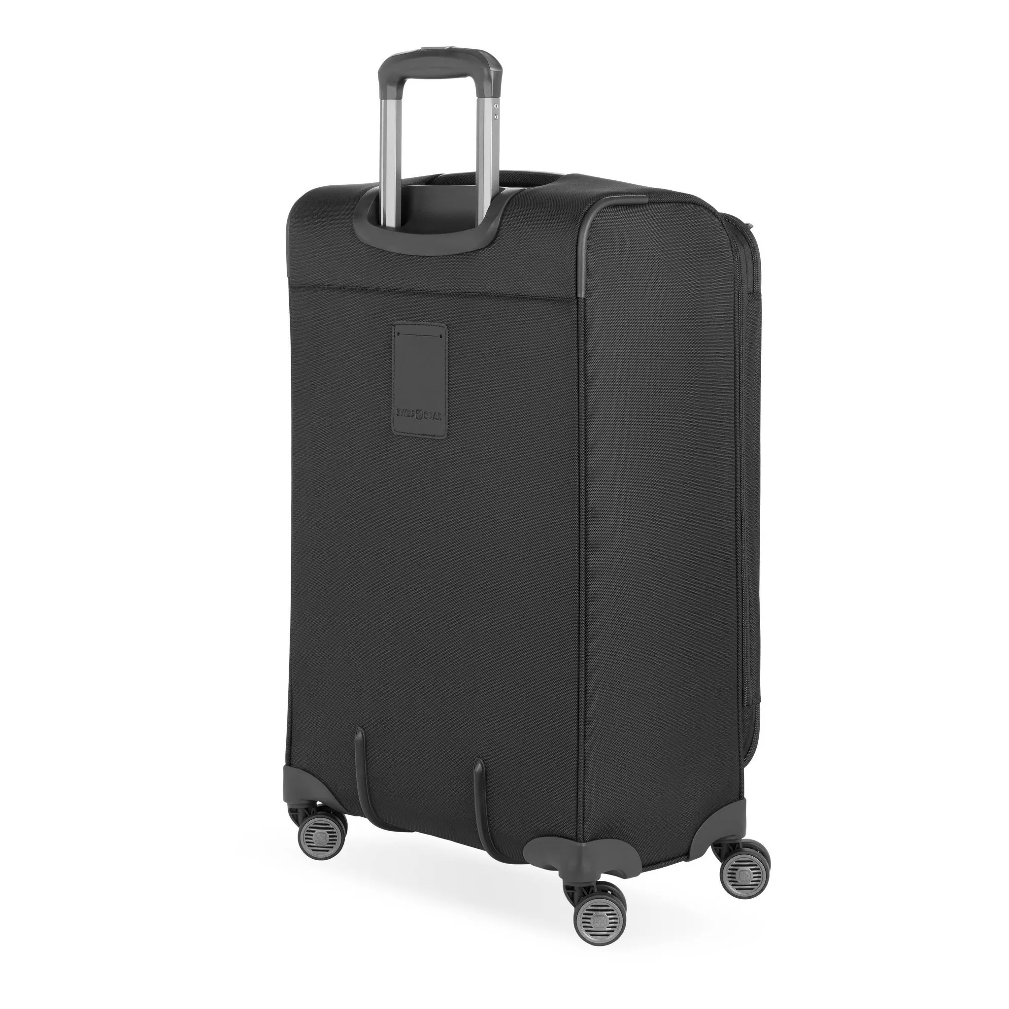Checked Spinner Suitcase - Black - Image 2