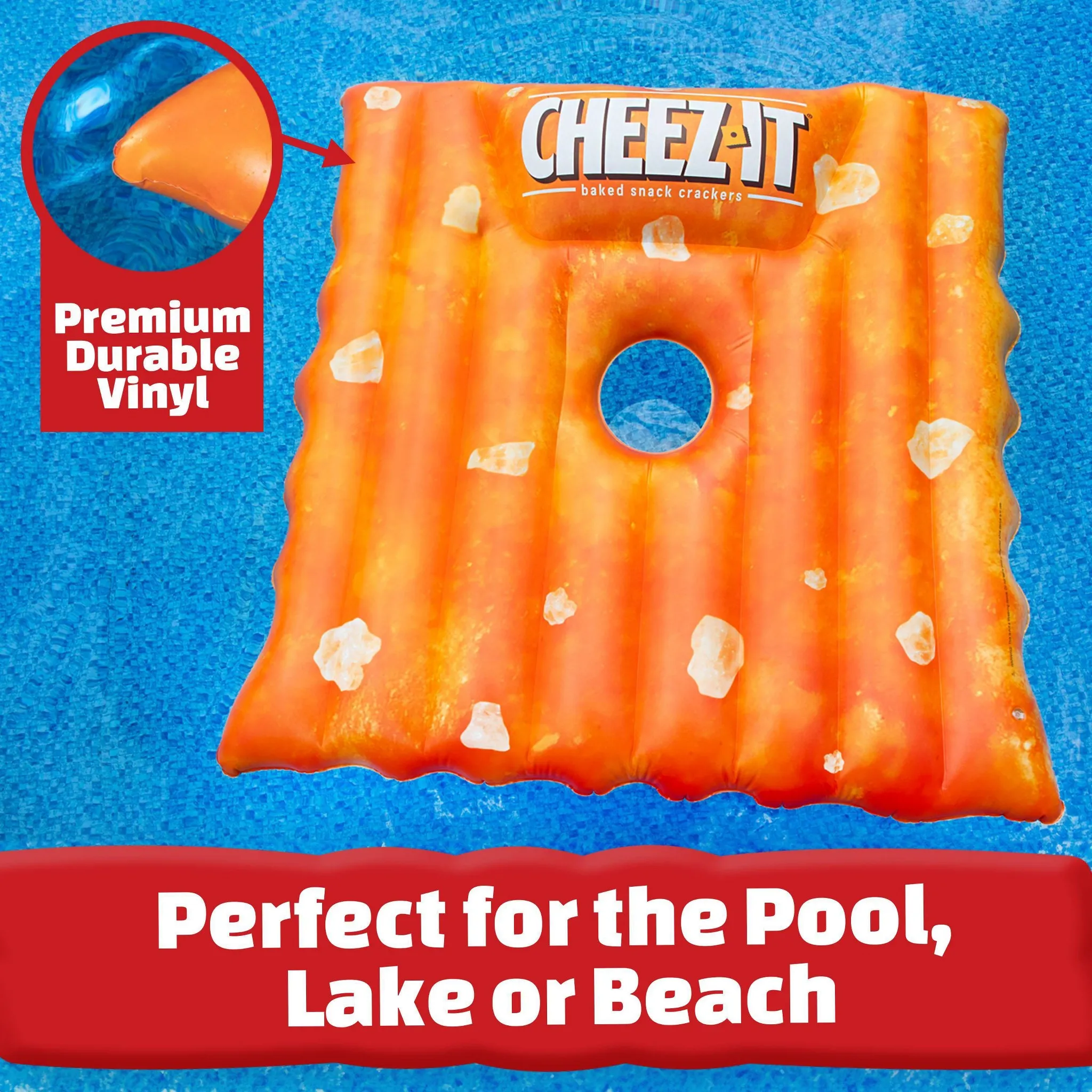 Cheez-It 4.5’ Pool Float: Novelty Water Float with PVC Material - Image 5