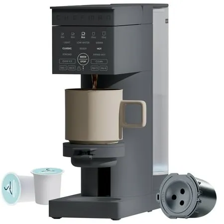 Chefman Caffeinator Single Serve Coffee Maker with 48 Oz Reservoir - Midnight