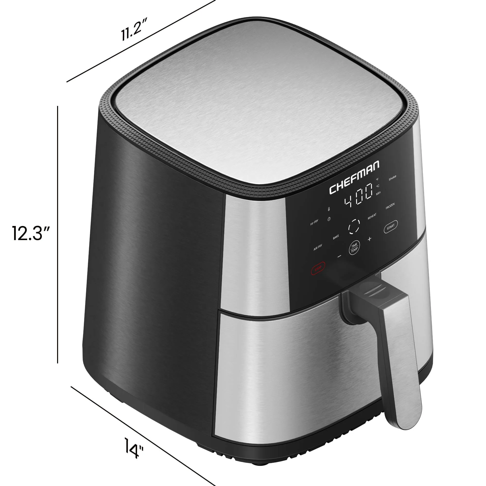 Chefman TurboFry 6-Quart Digital Air Fryer with Touch Controls and 4 Cooking Functions - Image 4