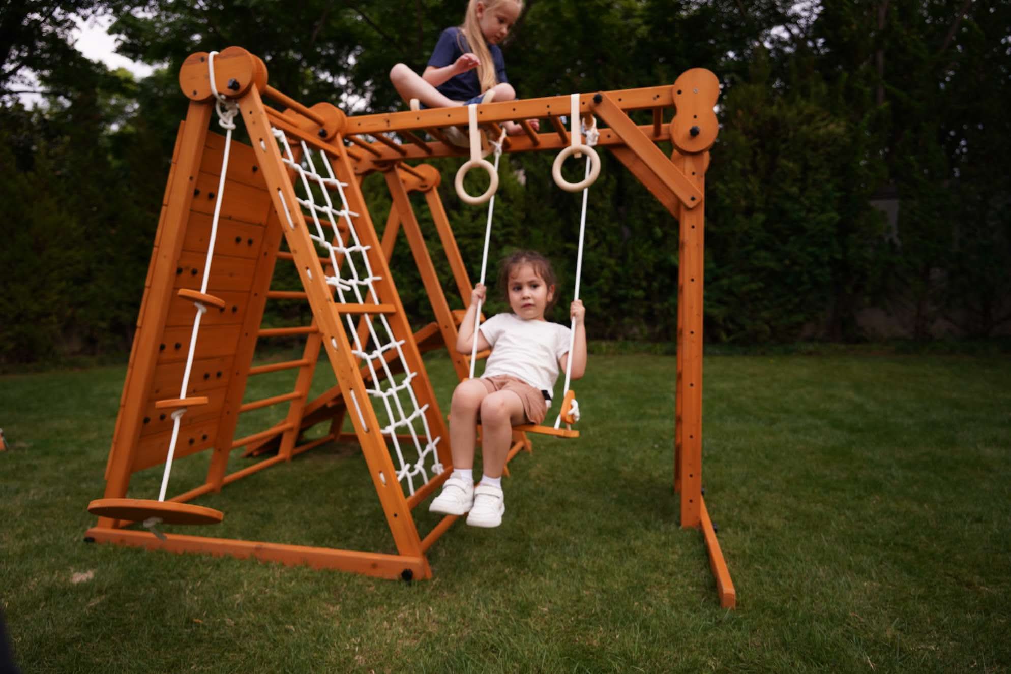 Chestnut | Outdoor & Indoor Foldable Jungle Gym - Image 10