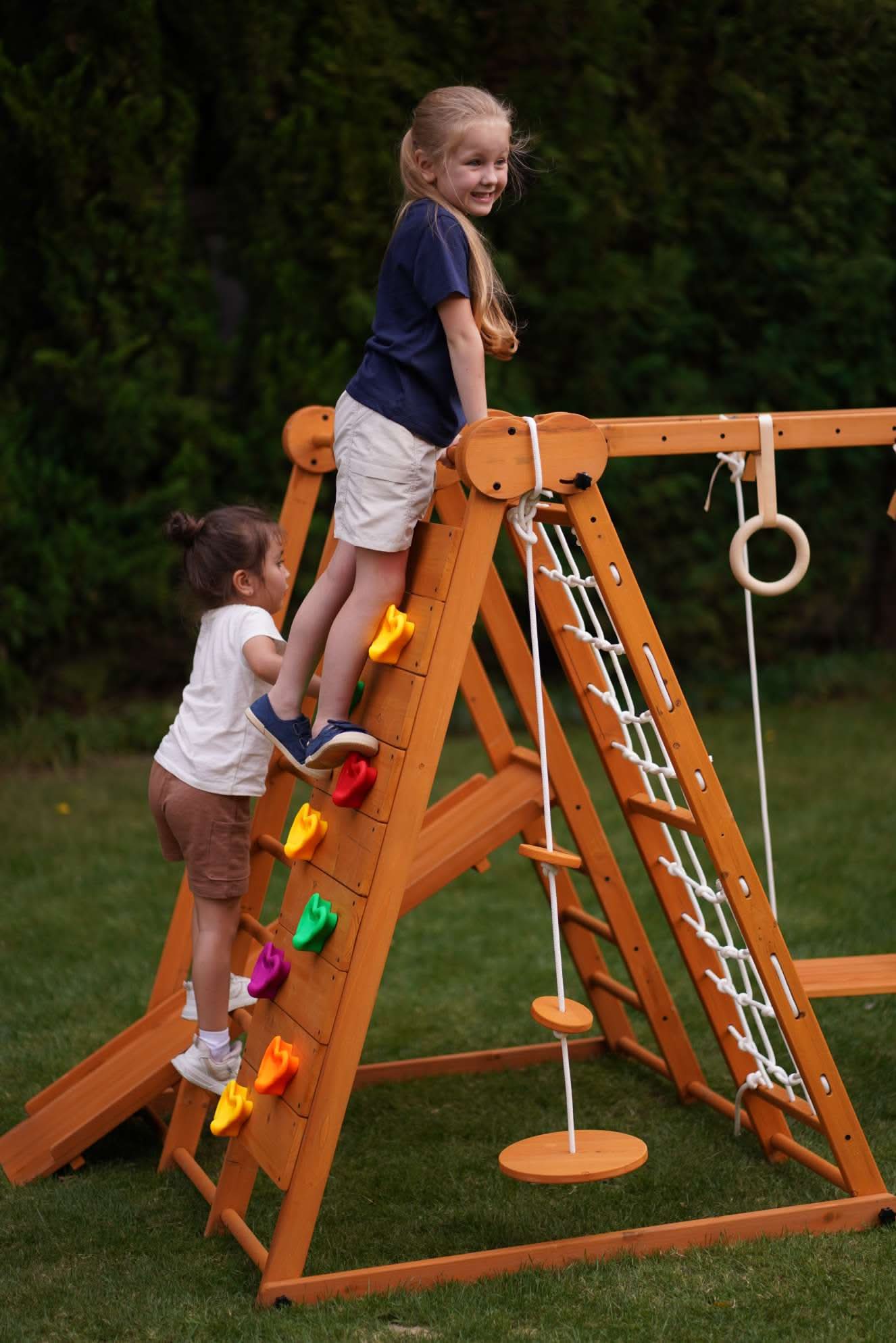 Chestnut | Outdoor & Indoor Foldable Jungle Gym - Image 8