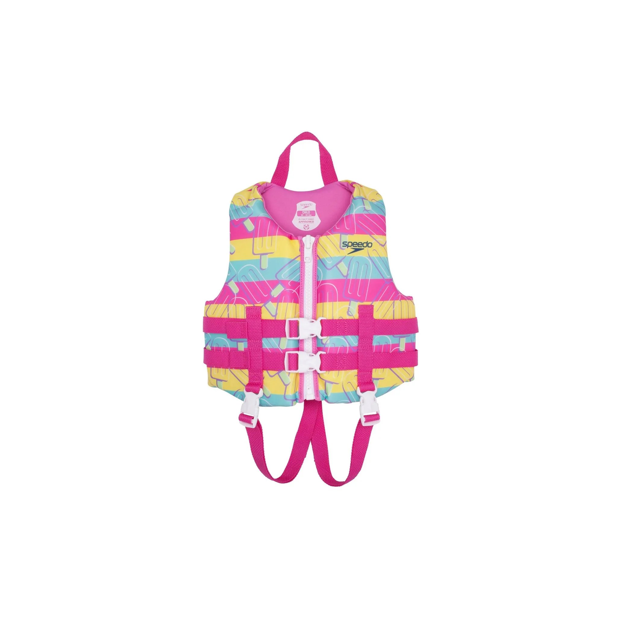 Child Life Jacket Vest - Pink/Yellow Sweet Sherbet - Image 3