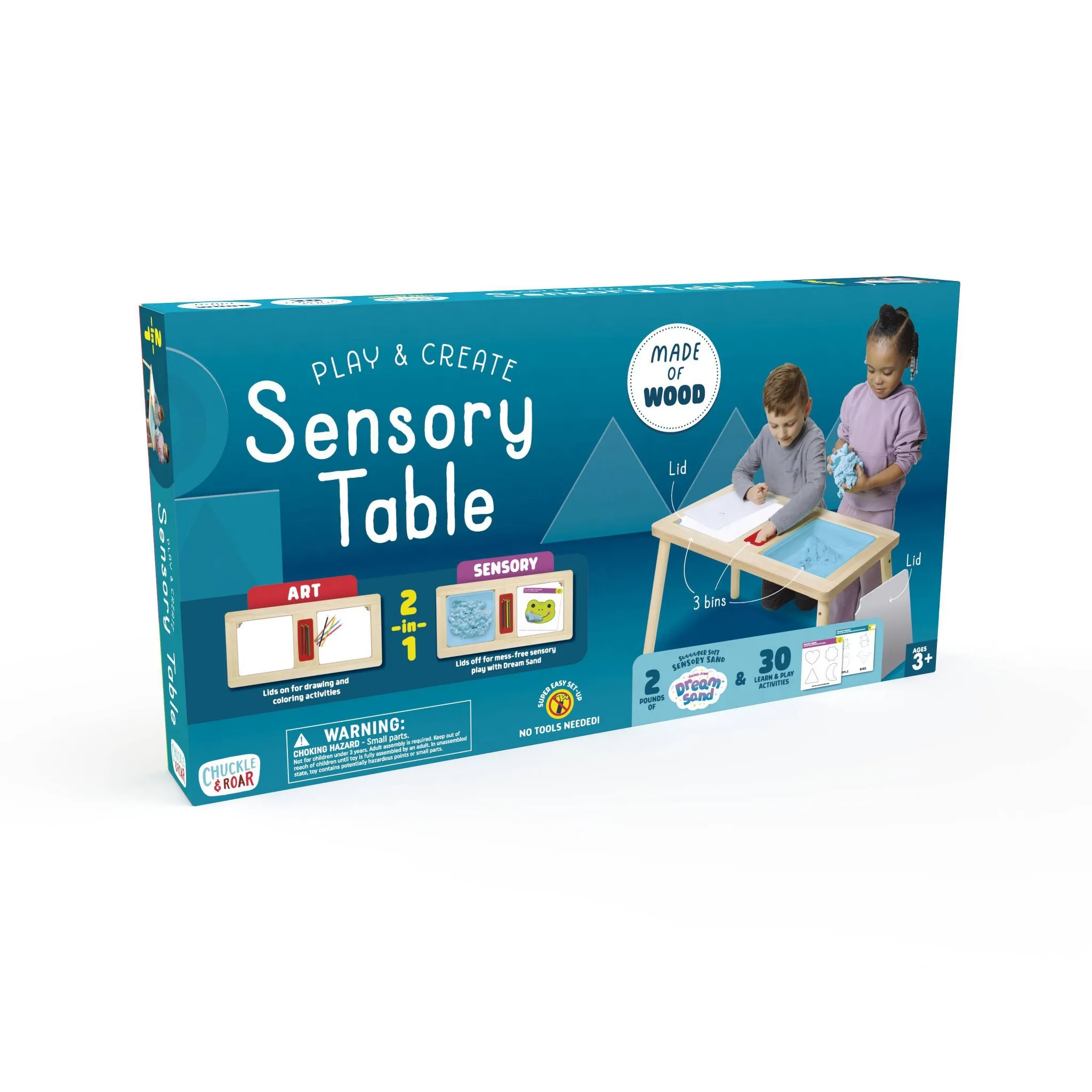 Chuckle & Roar Play and Create Sensory Table Art Desks - Image 3