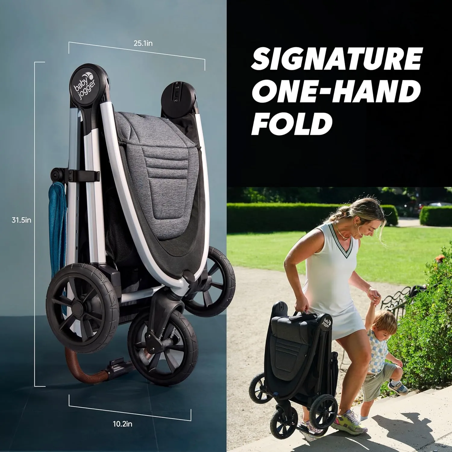 City Mini GT3 All-Terrain Jogging Stroller - Sierra Brown - Image 3
