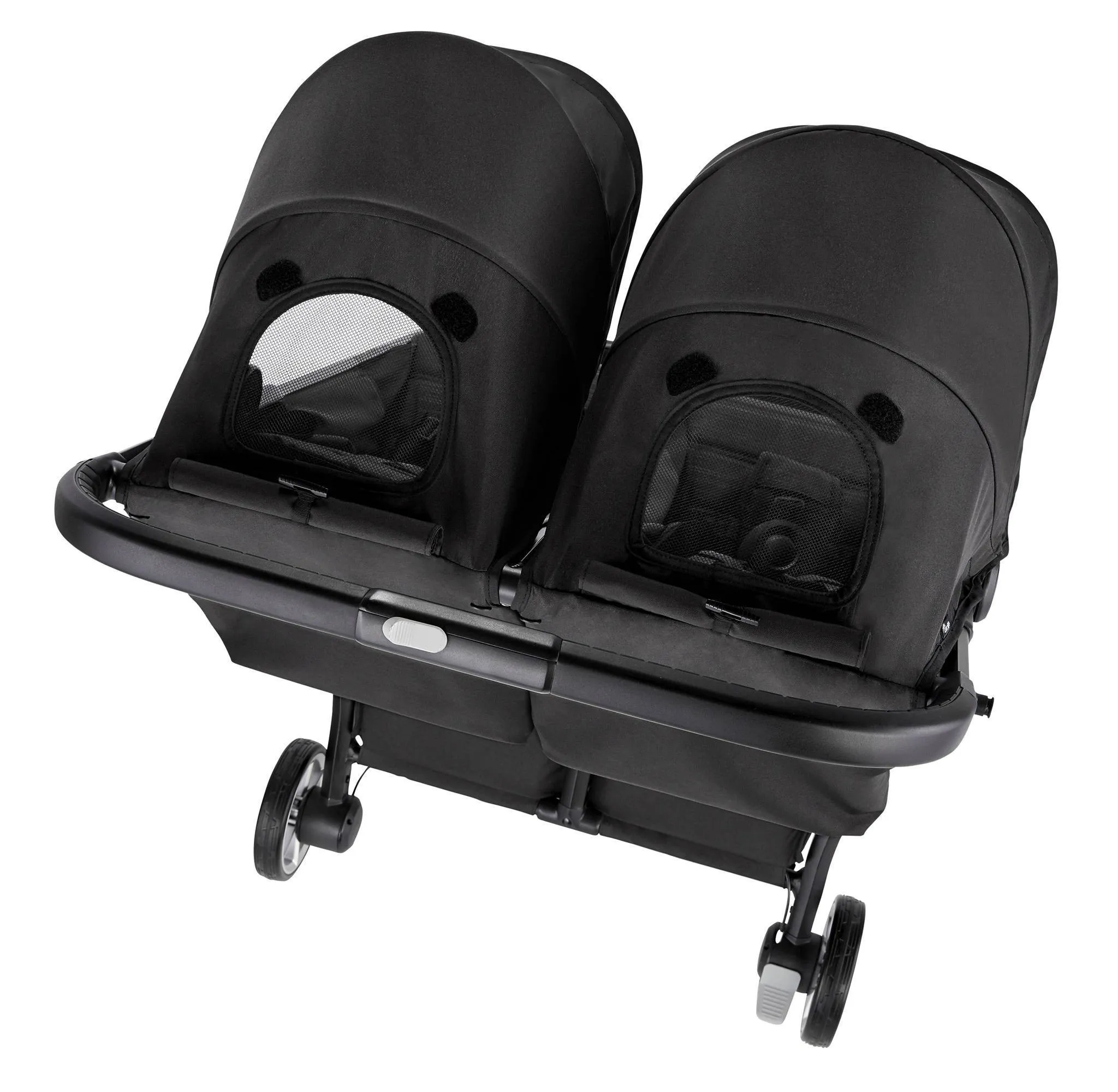 City Tour 2 Double Stroller - Pitch Black - Image 6