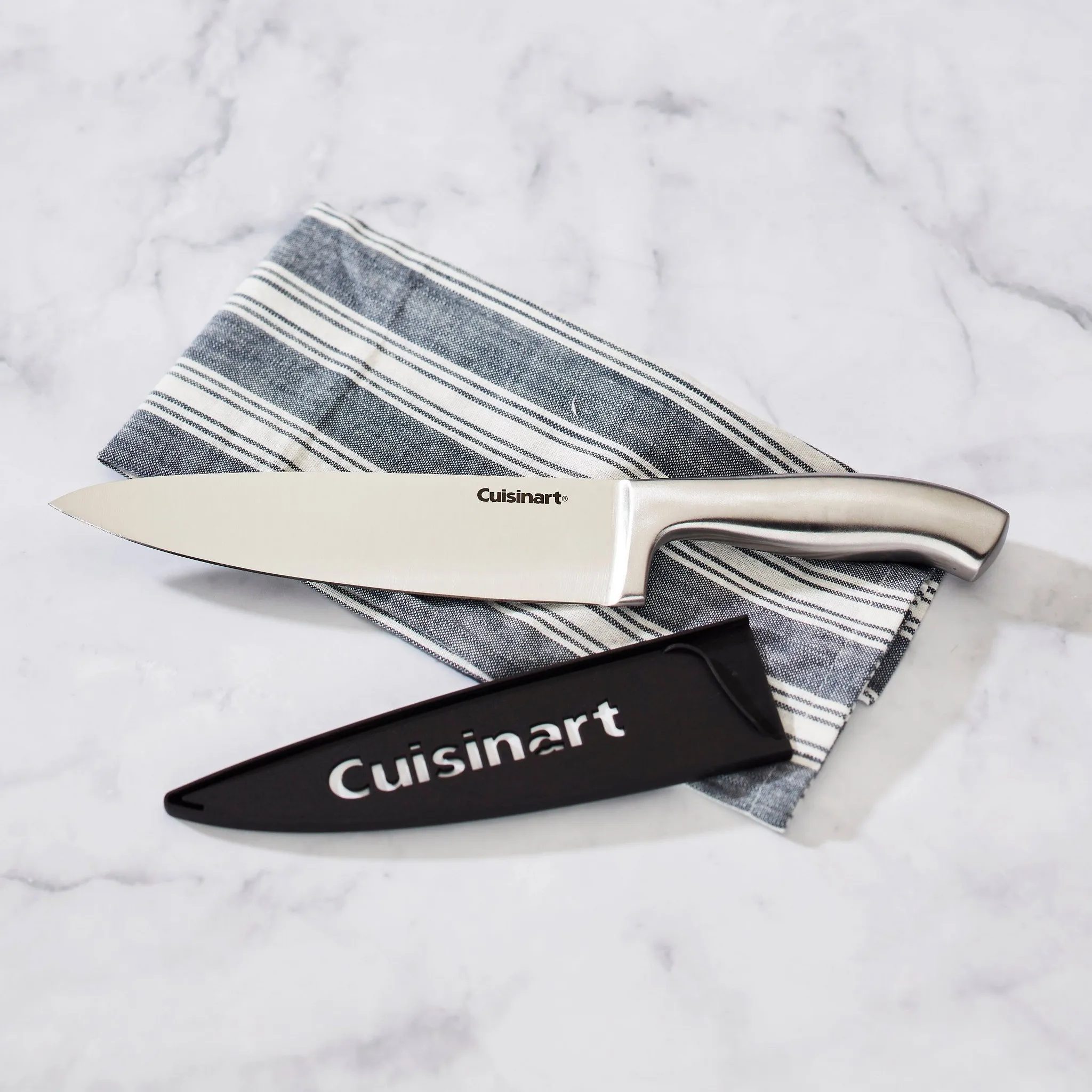 Classic 8" Stainless Steel Chef Knife with Blade Guard - C77SS-8CF2 - Image 2