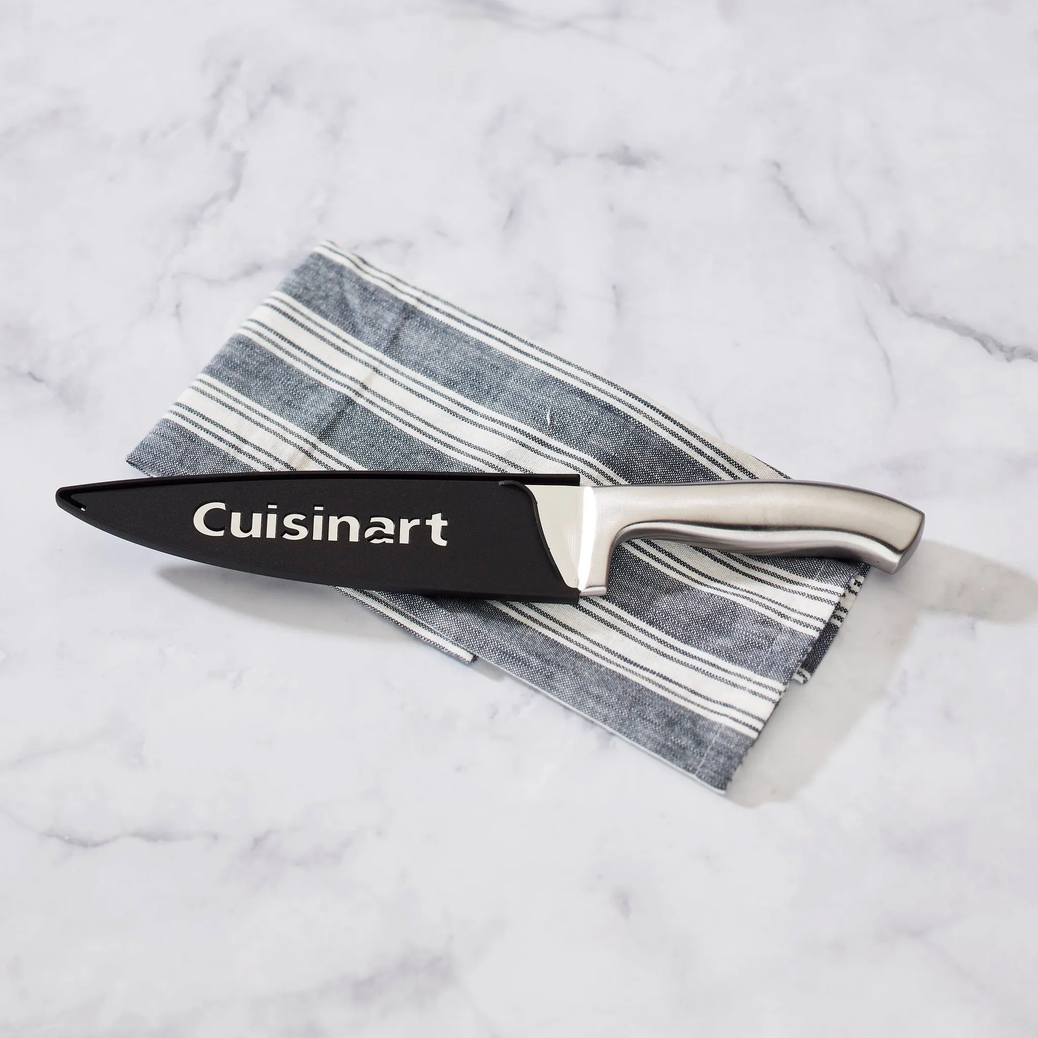 Classic 8" Stainless Steel Chef Knife with Blade Guard - C77SS-8CF2 - Image 3
