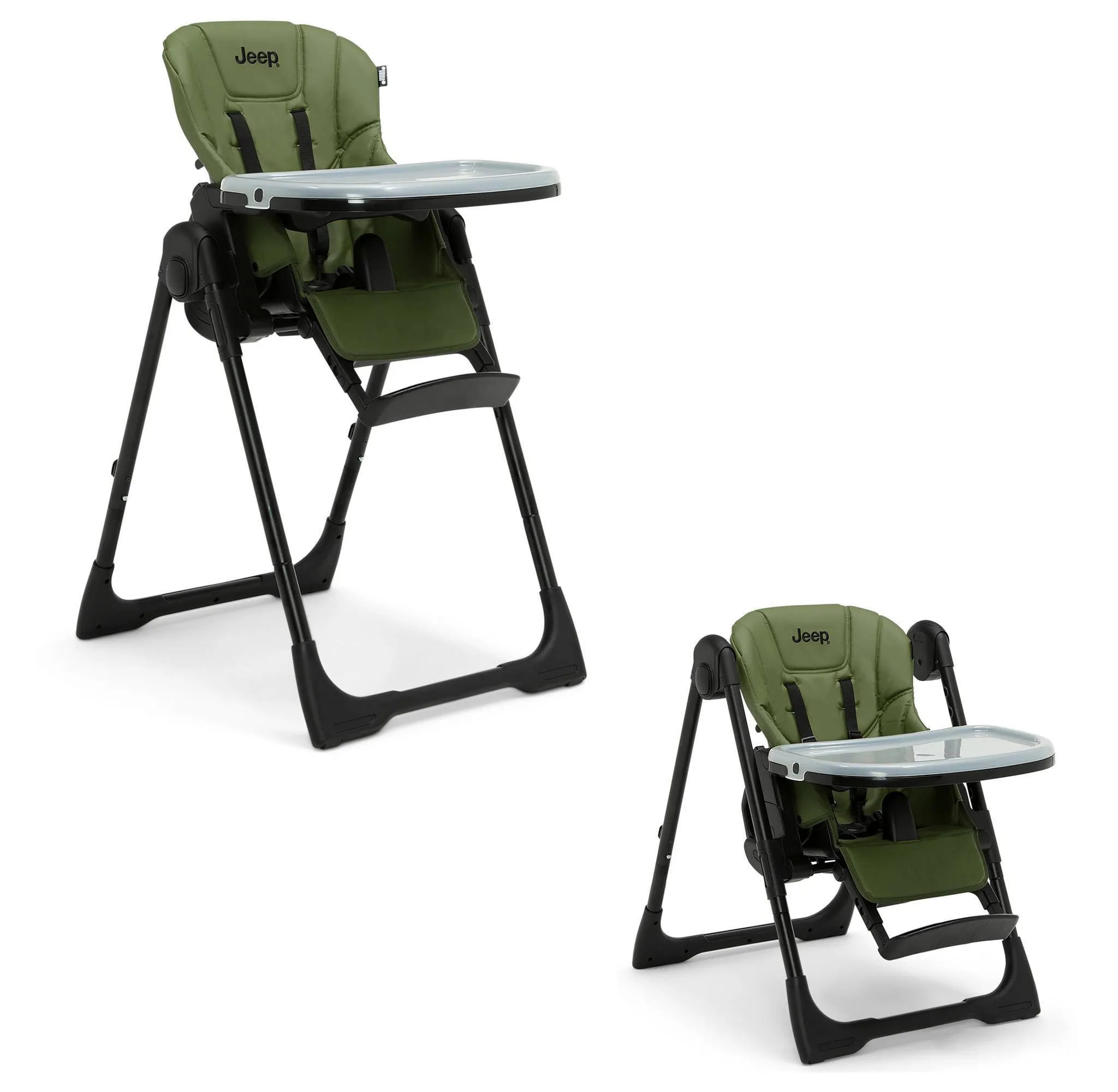 Classic Convertible 2-in-1 High Chair - Olive Green
