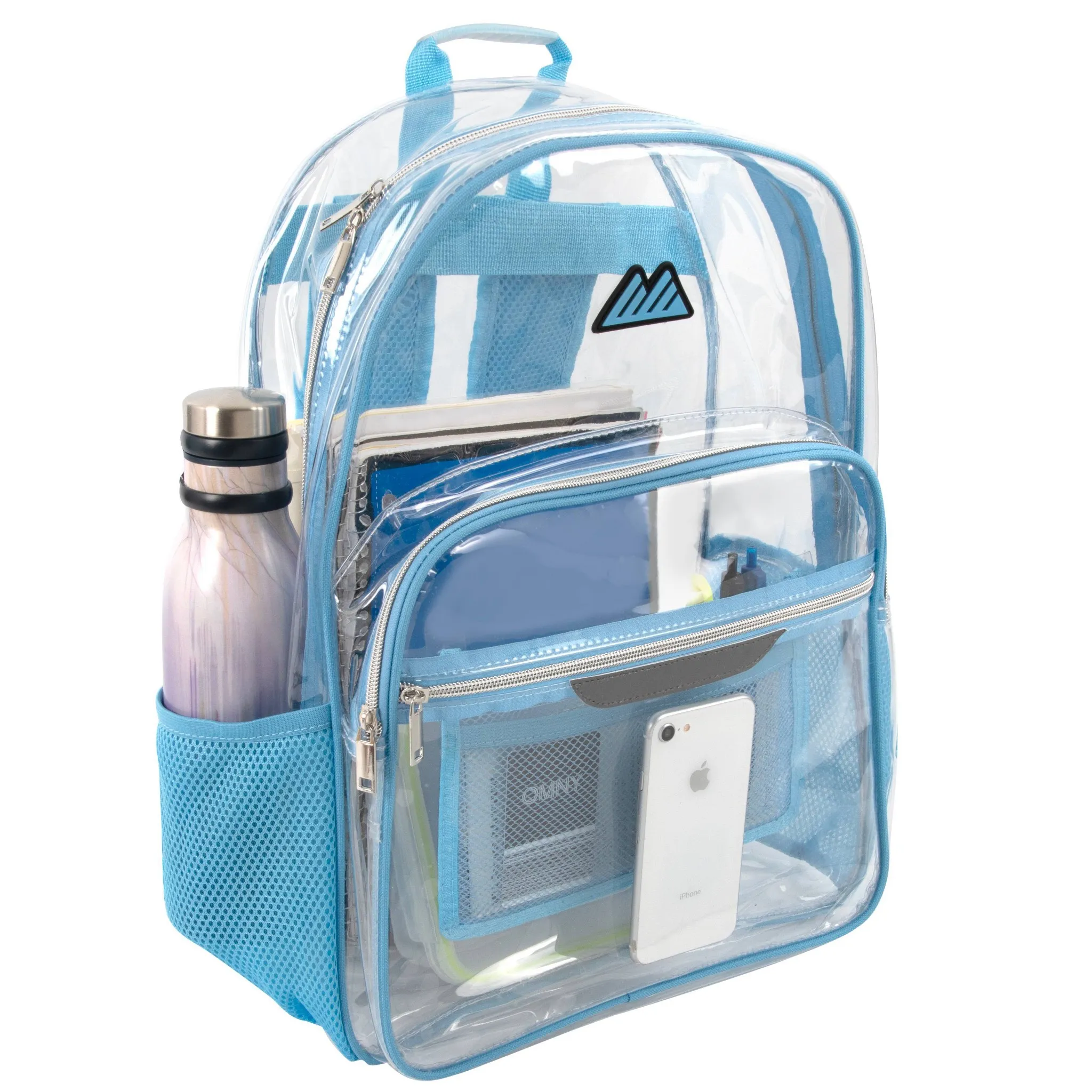 Clear Backpack - Light Blue: School Bag for Preschool & Elementary - Image 2