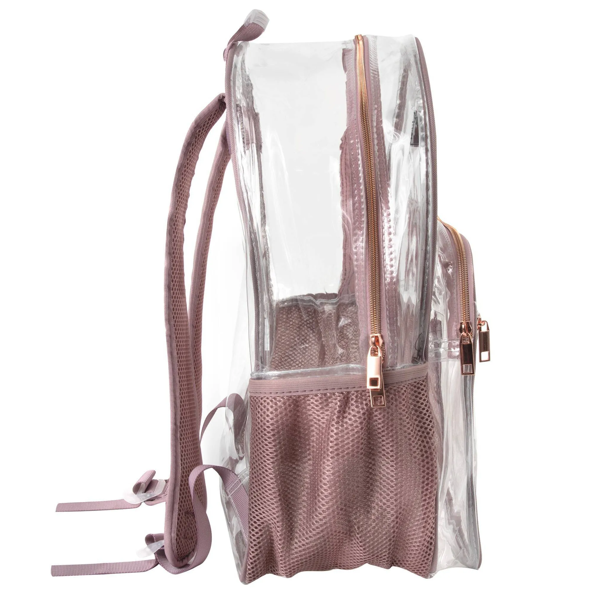 Clear Backpack - Rose: Water-Resistant School Bag for Kids - Image 3