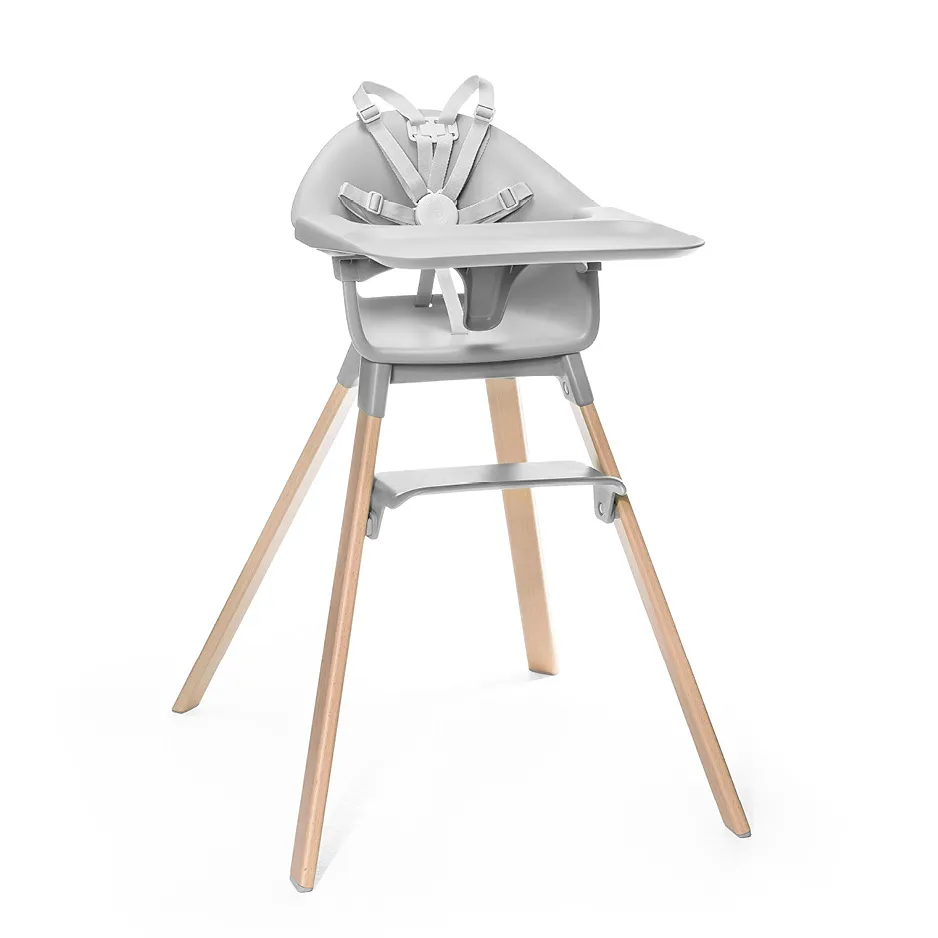 Clikk High Chair - Soft Grey