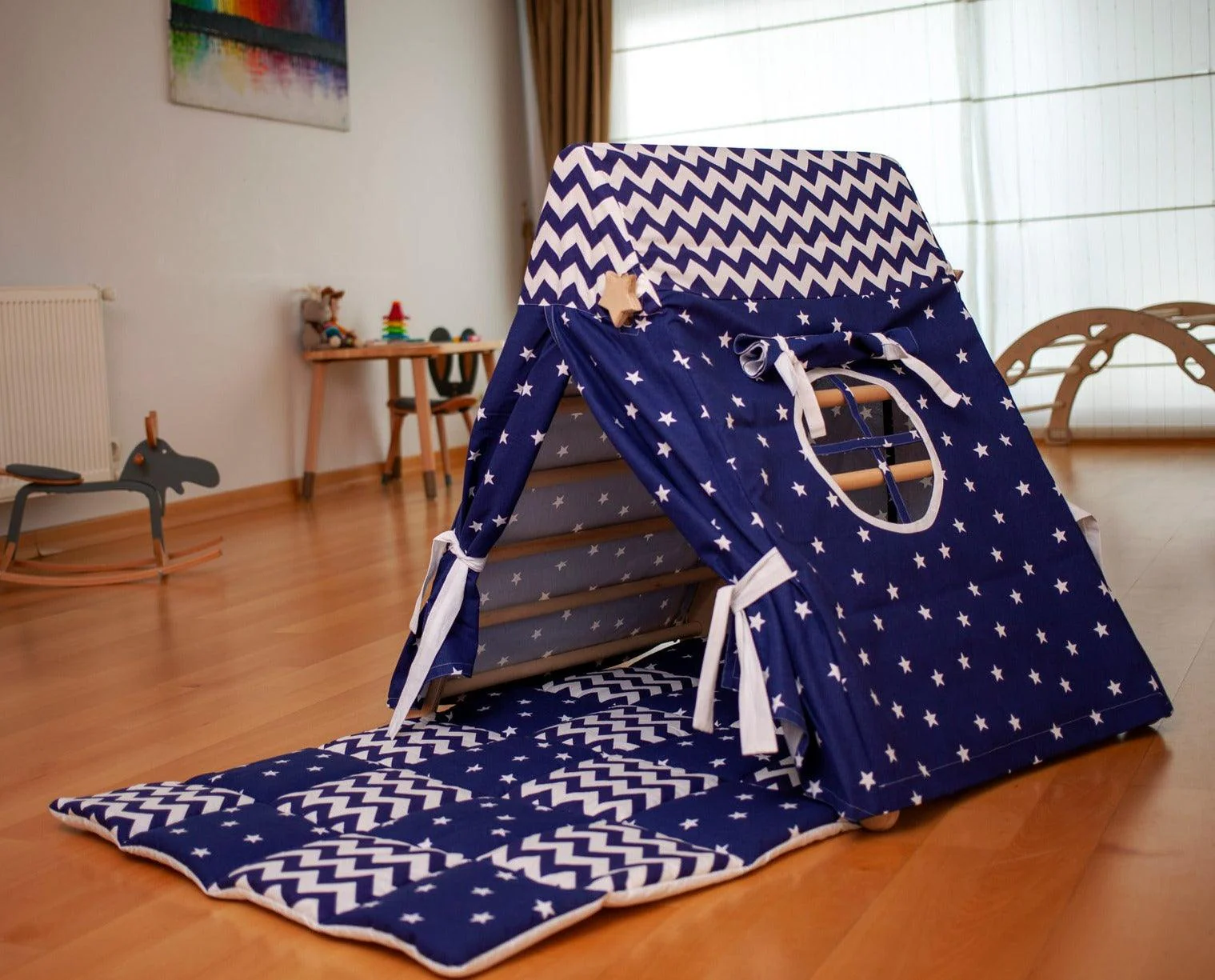 Climbing Triangle With Tent Cover, Mat, Ramp - Image 28