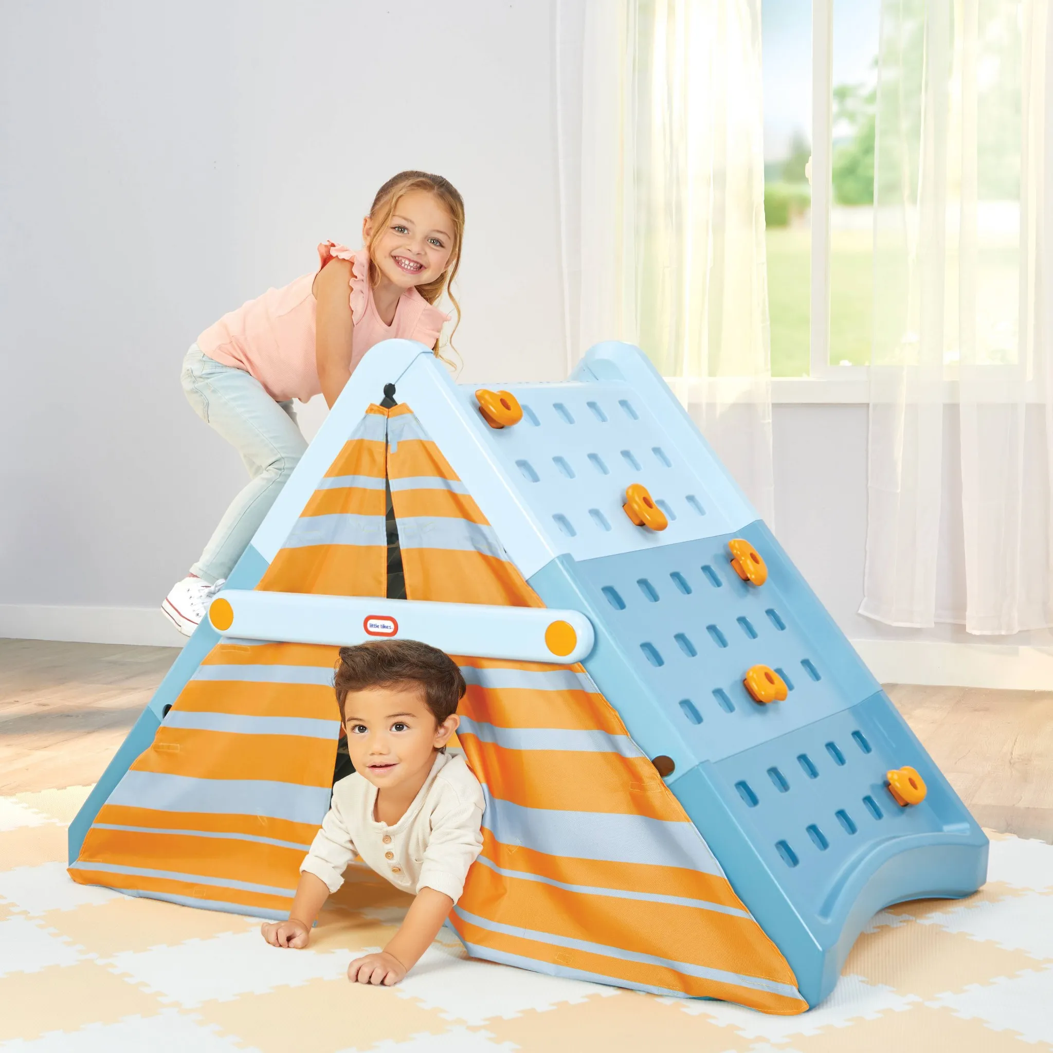Climbing Wall With Hideaway Tent