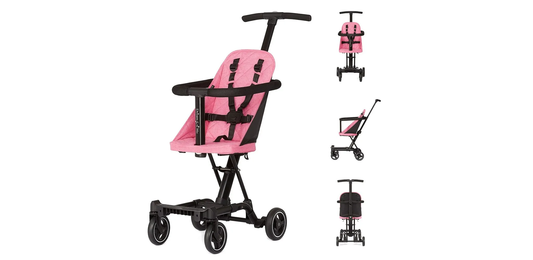 Coast Rider Travel Lightweight Stroller - Pink - Image 4