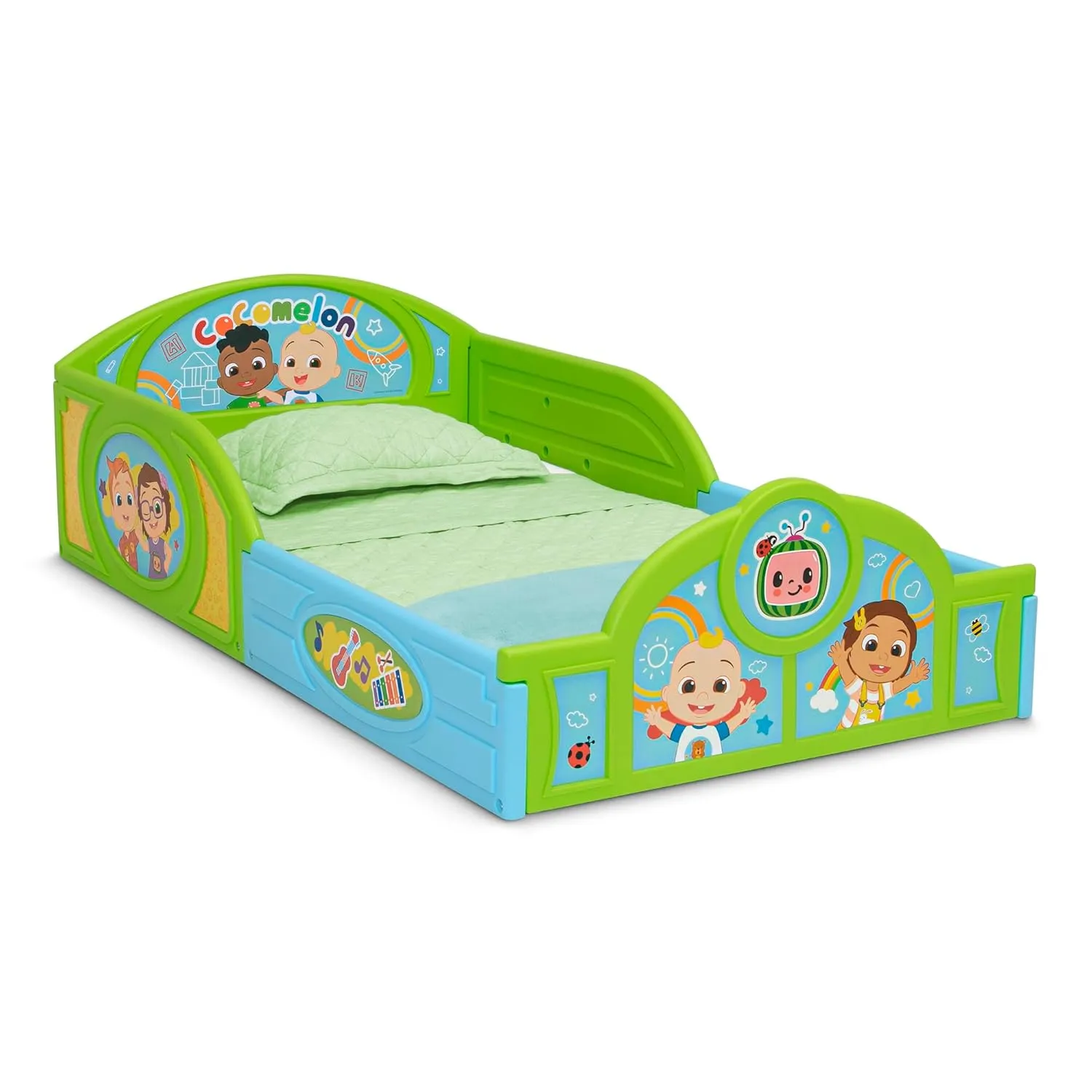 CoComelon 4-Piece Toddler Room-in-a-Box Set - Green - Image 3
