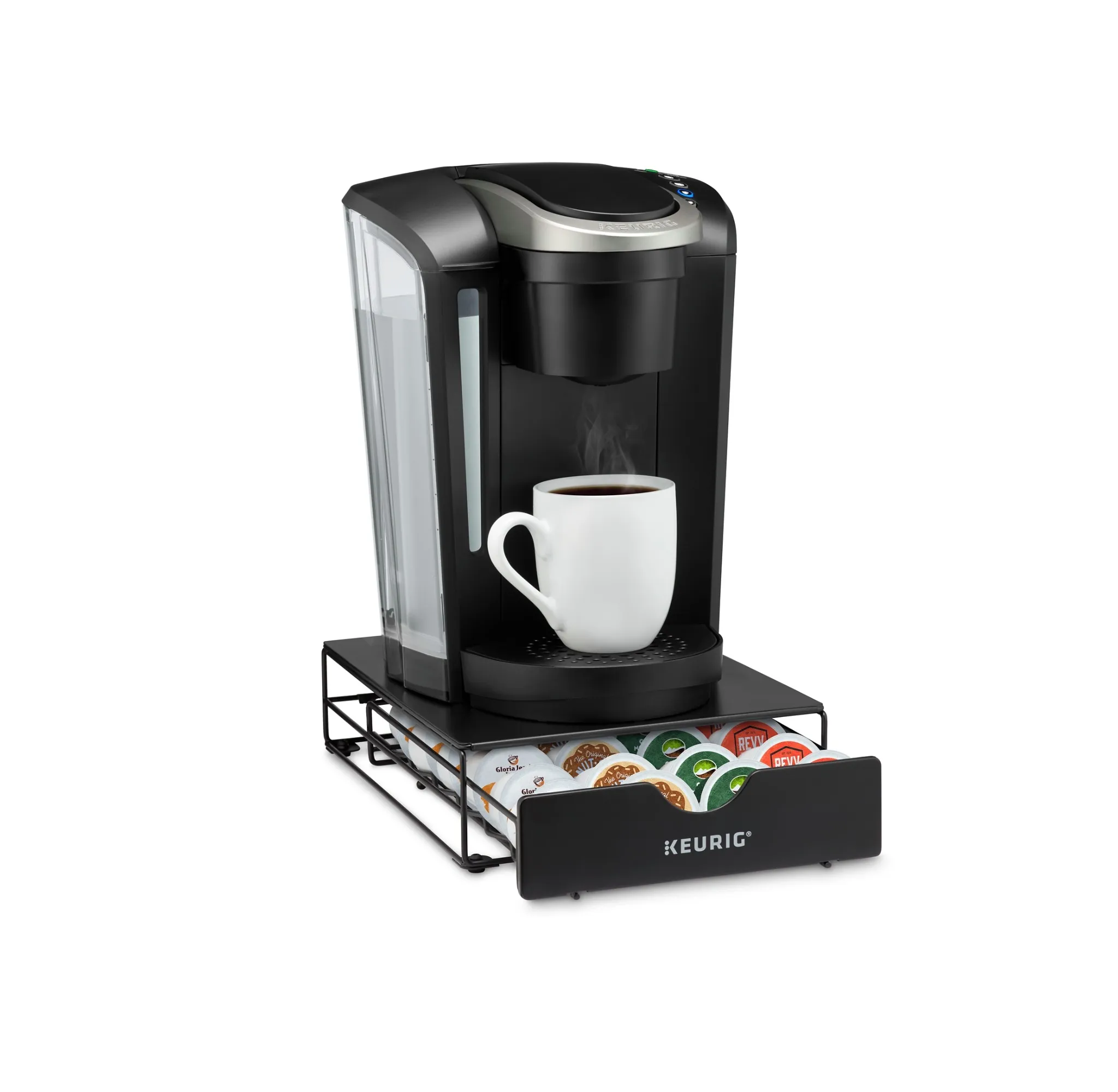 Coffee Pod Storage Drawer - Black Metal - Image 4