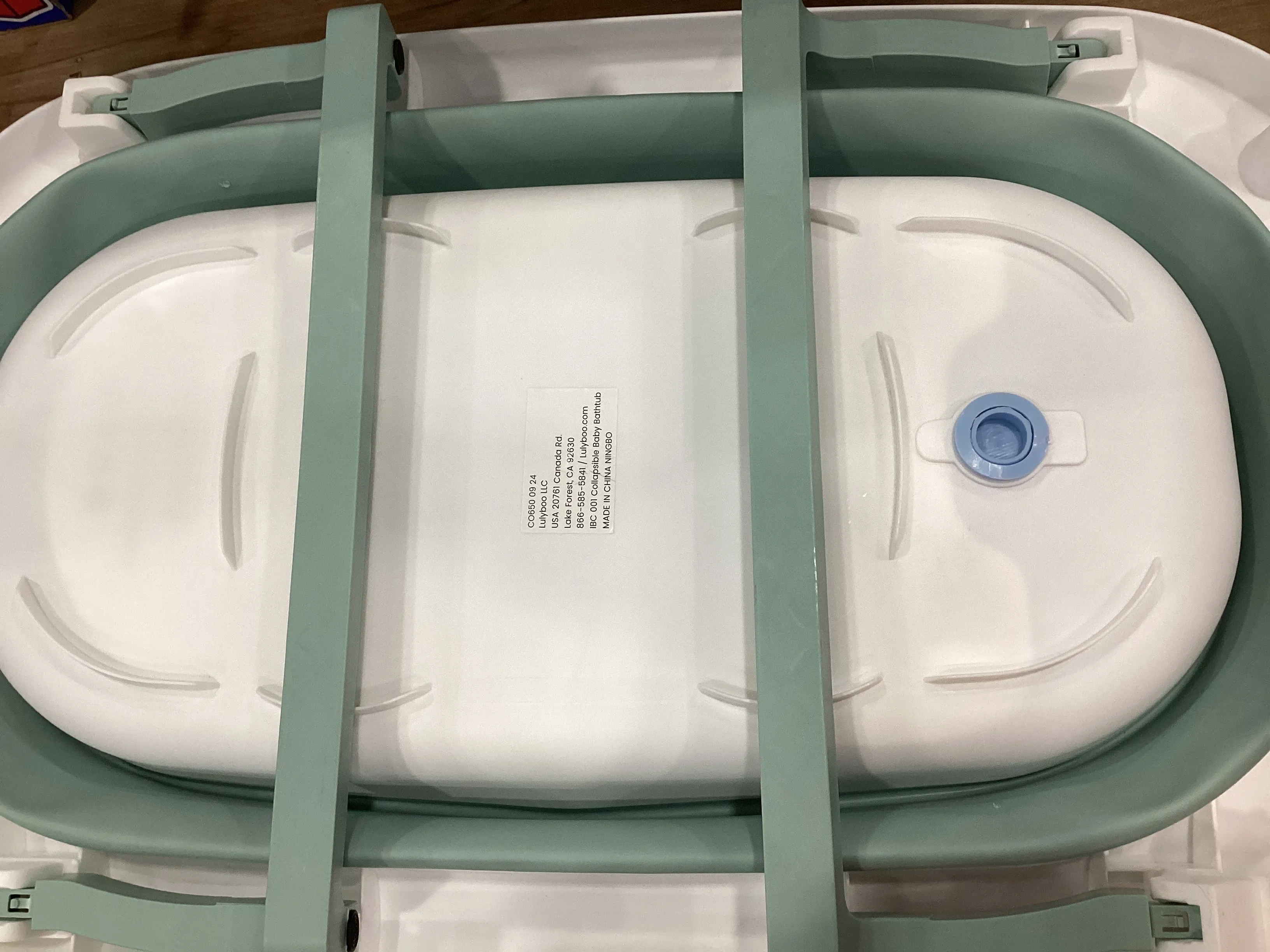 Collapsible Portable Baby Bathtub - Blue - Image 5
